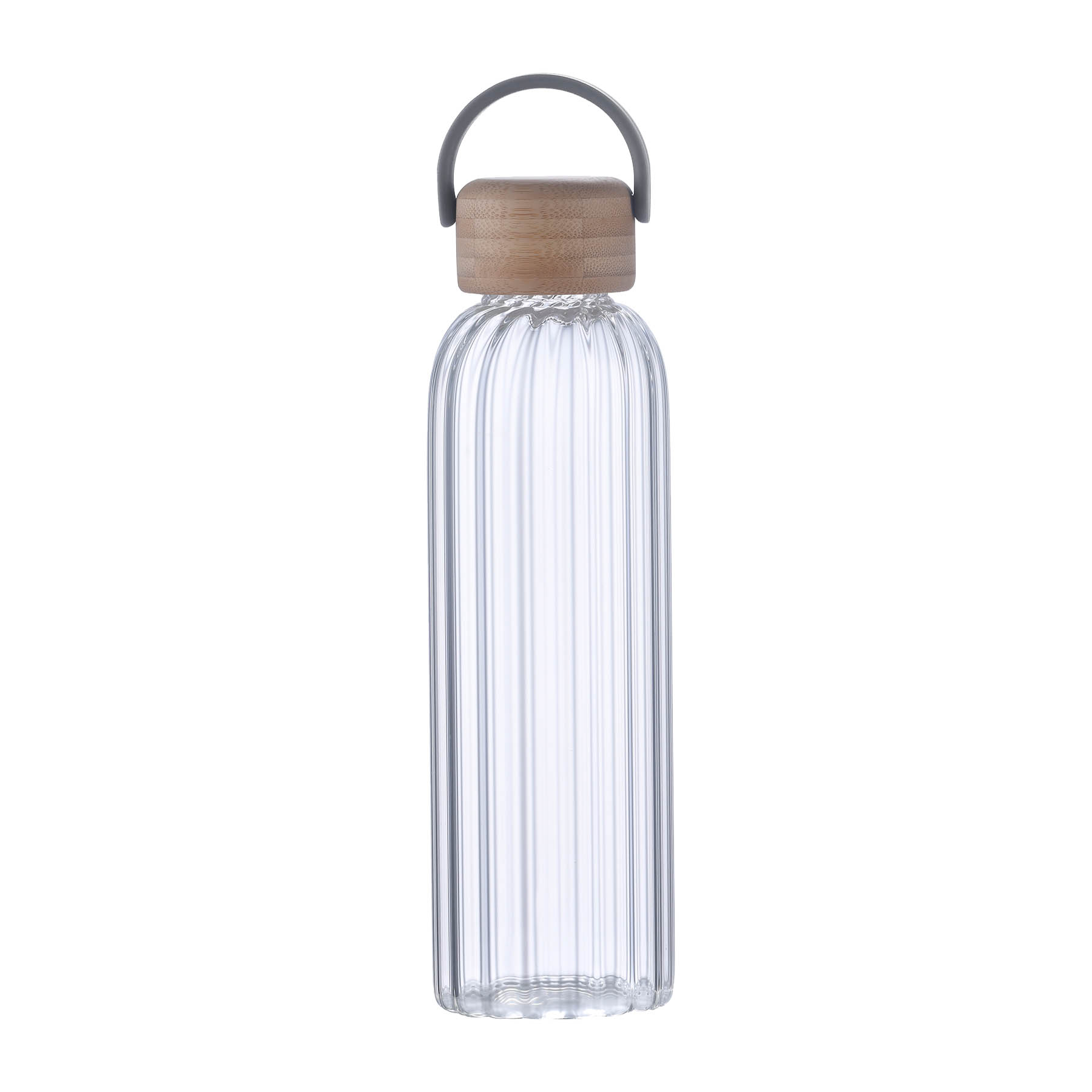 21oz. Carry Bamboo Lid Glass Bottle 6