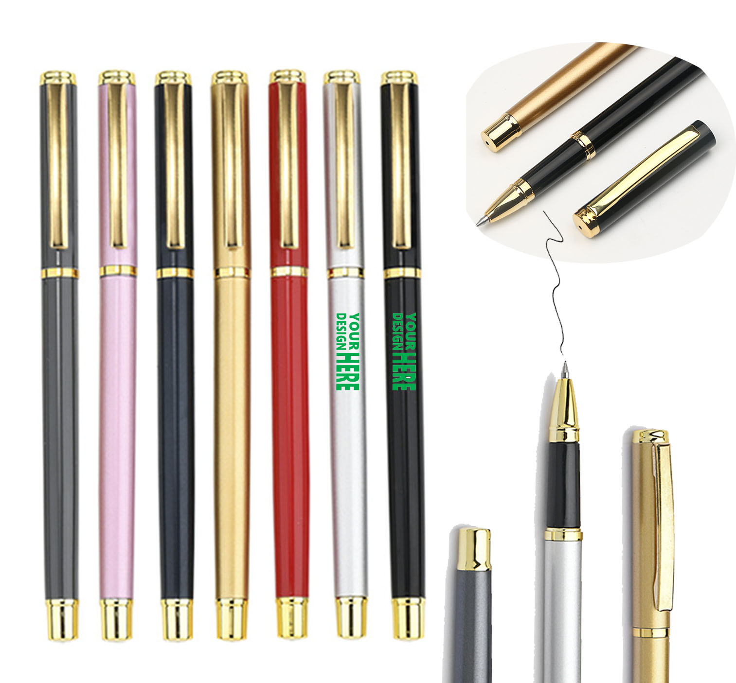 Business Neutral Metalized Signature Pen 1