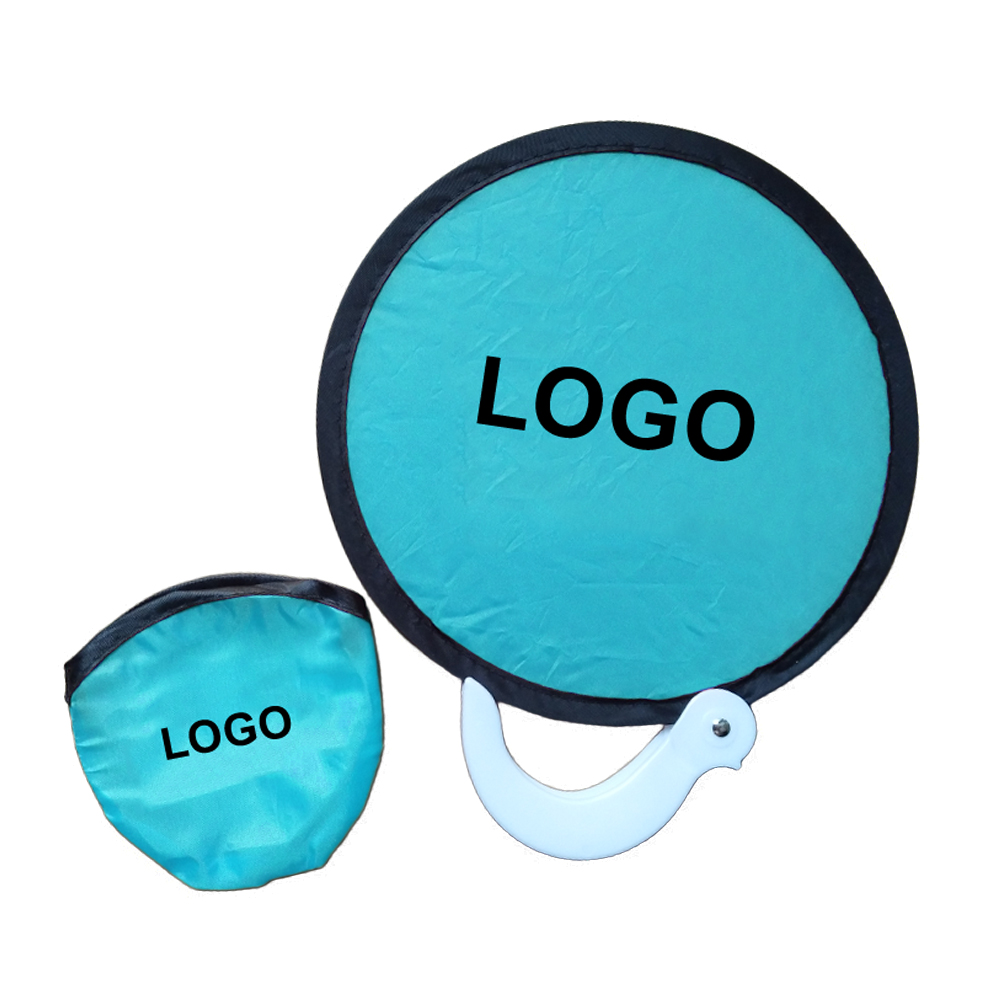 7.9" Round Foldable Polyester Fans 7