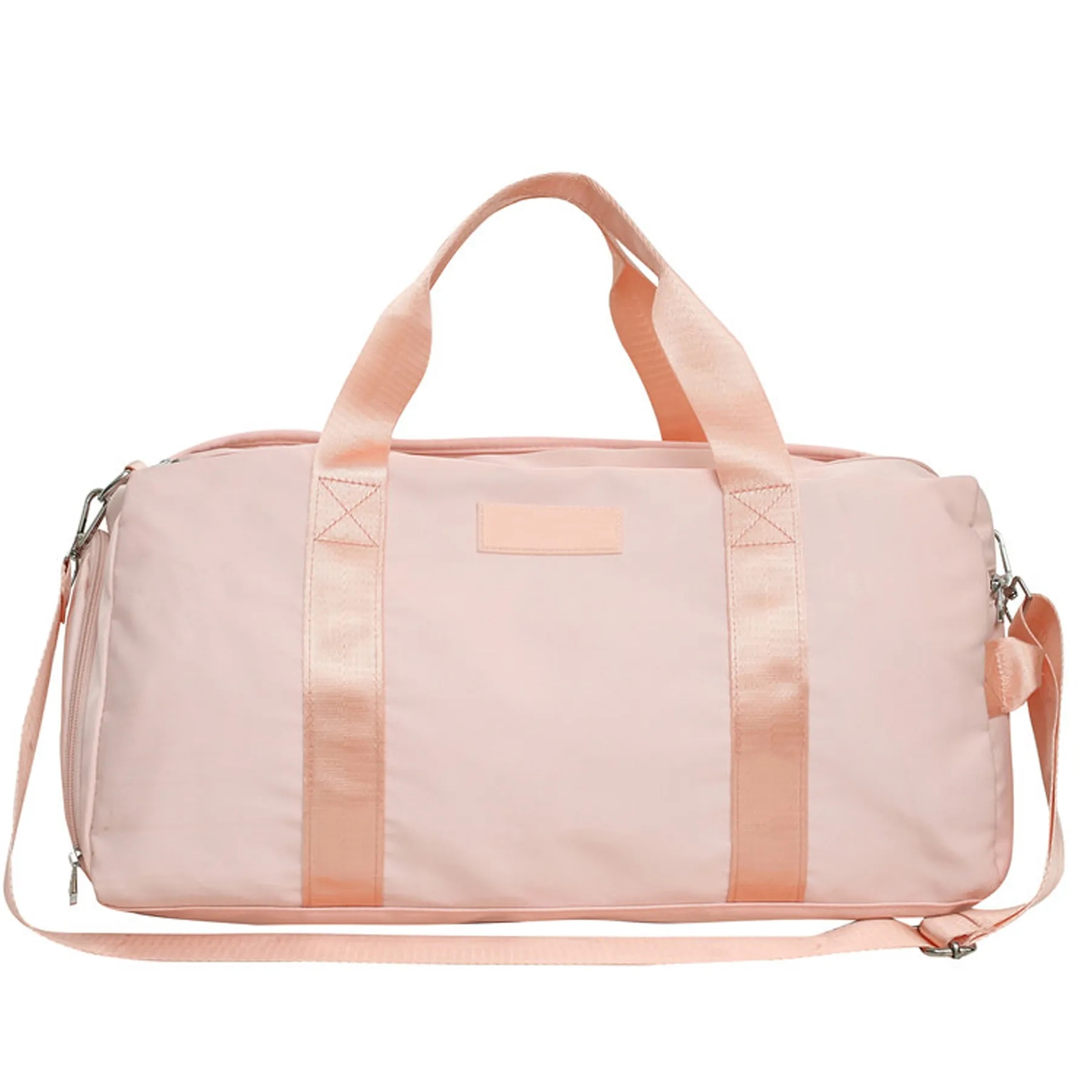 Nylon Travel Duffle Bag with Shoe Compartment & Wet Pocket 3