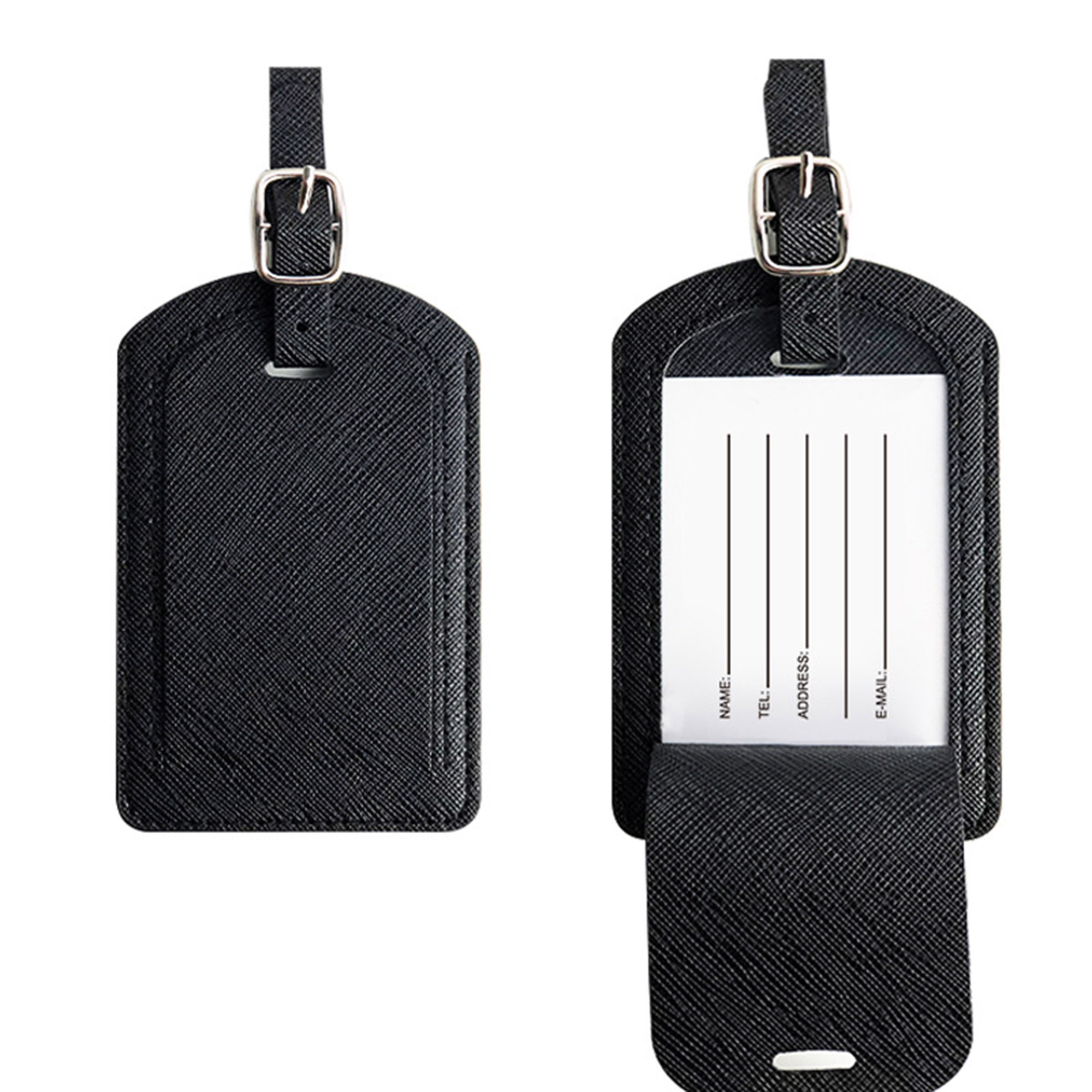 Premium PU Leather Luggage Bag Case Tags 1