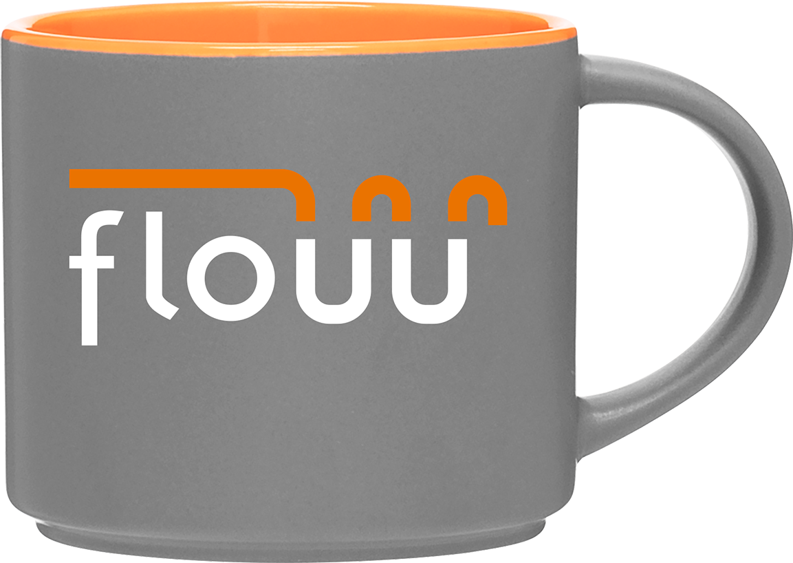 16 oz monaco mug matte storm gray