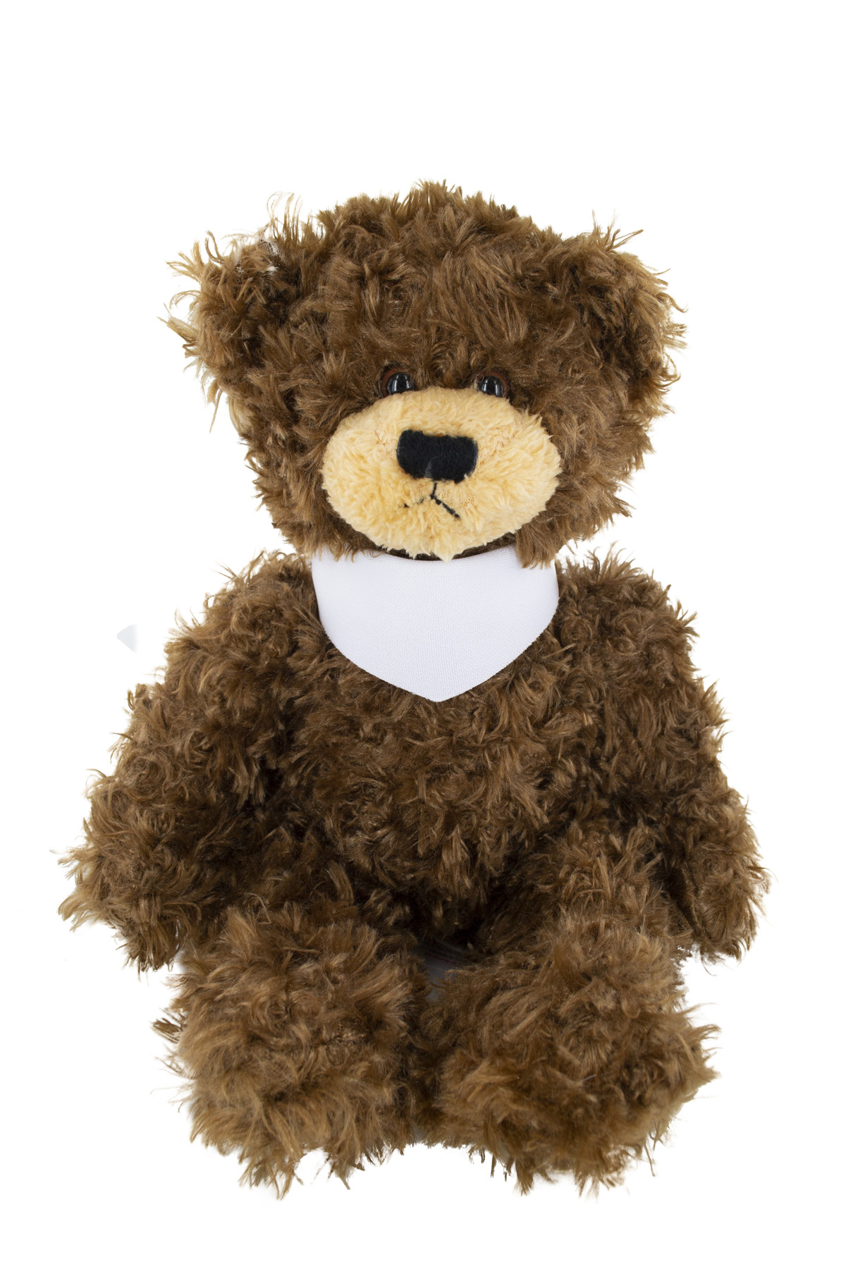 soft plush Chocolate Brandon Bear with bandana 4