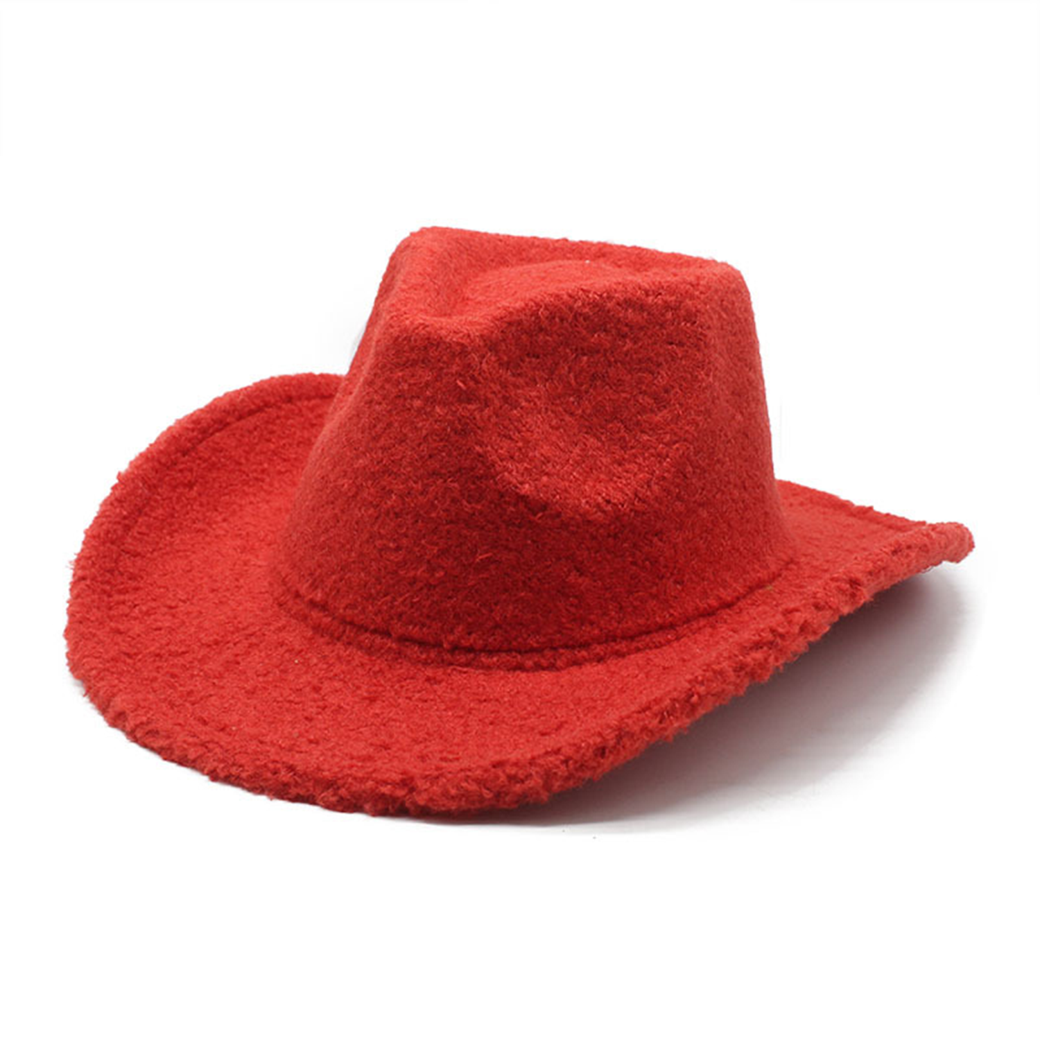 Classic Outdoor Lambhair Western Cowboy Cowgirl Hats 4