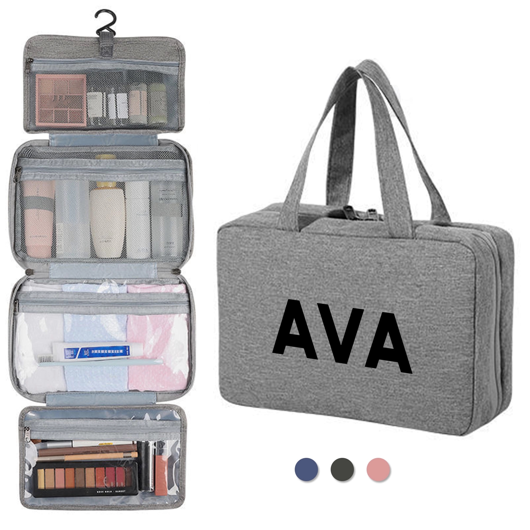 Foldable And Hangable Toiletry Bag 2