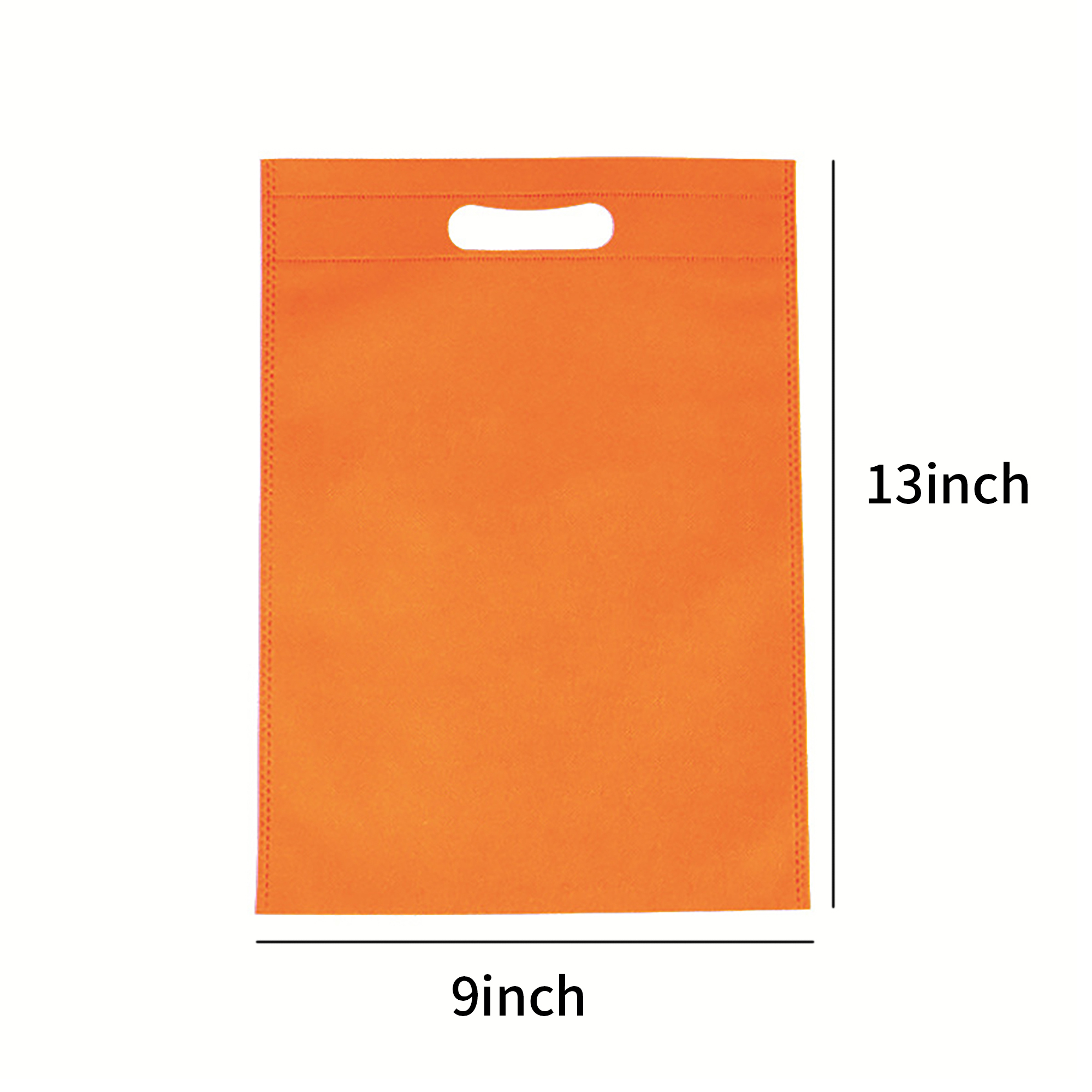 Non Woven Polypropylene Tote Bag With Die Cut Handles 13" 21