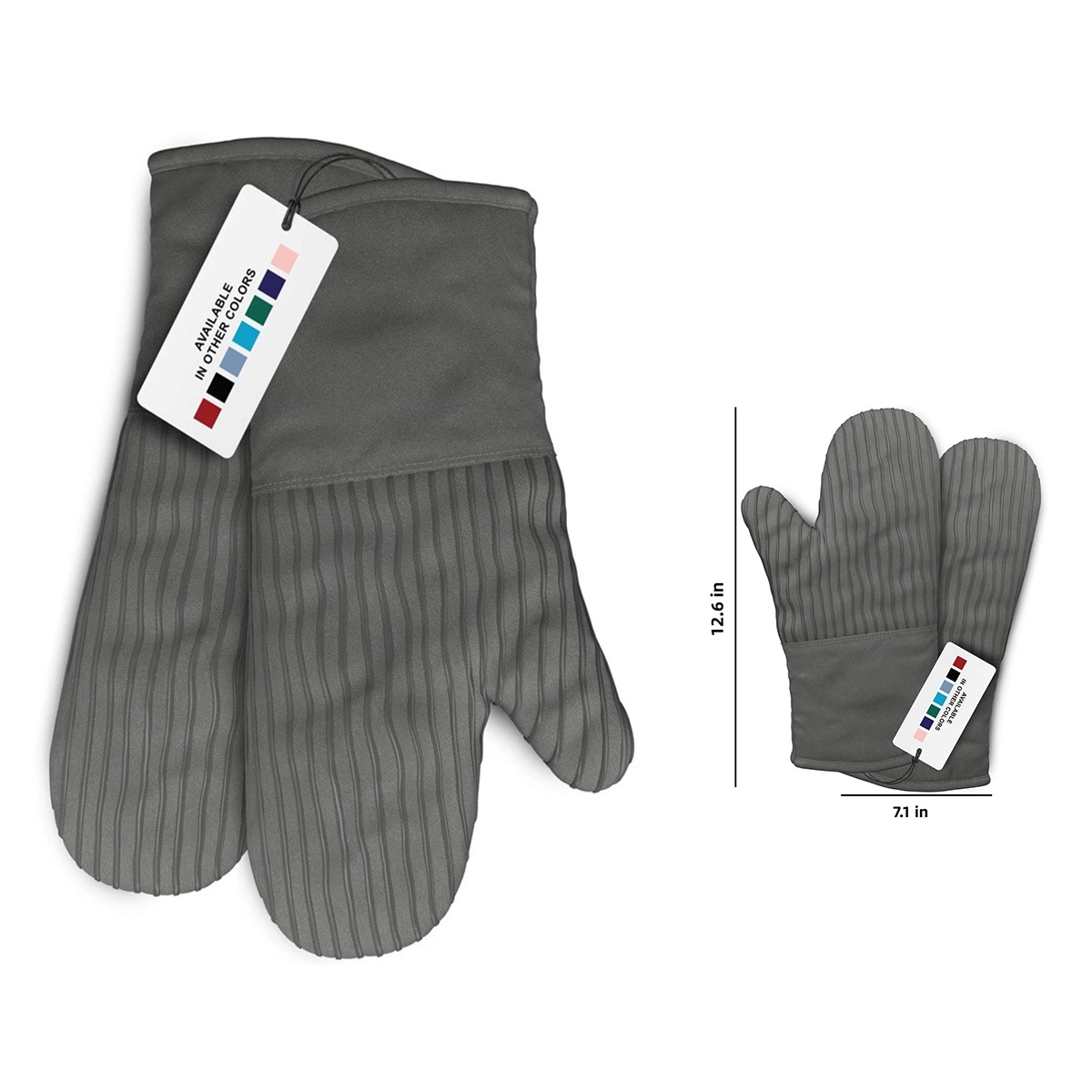 Heat Resistant Kitchen Oven Mitt Gloves 2
