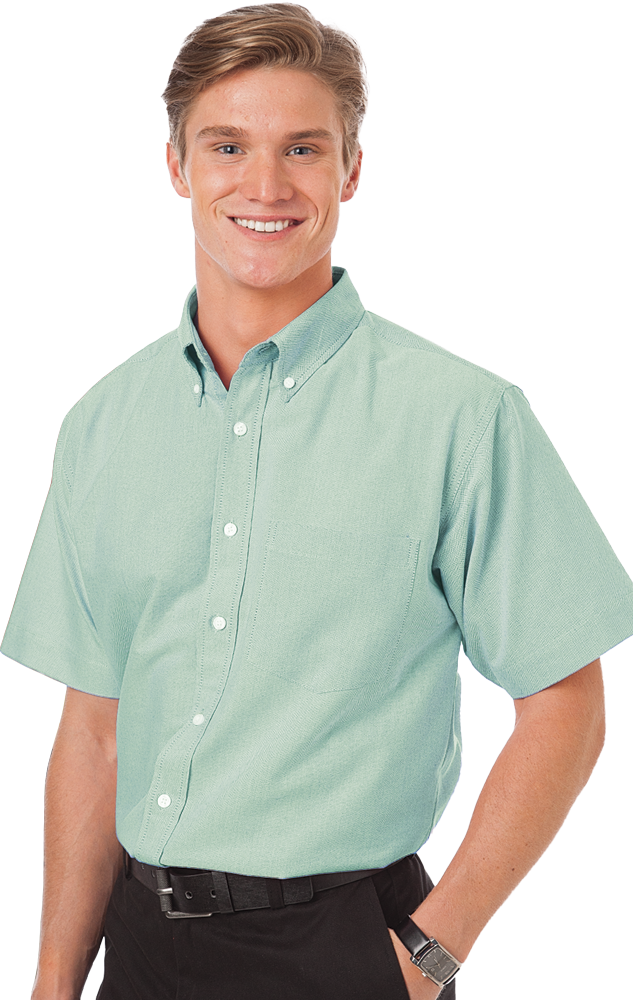 Men's Short-Sleeve Oxford Shirt 13