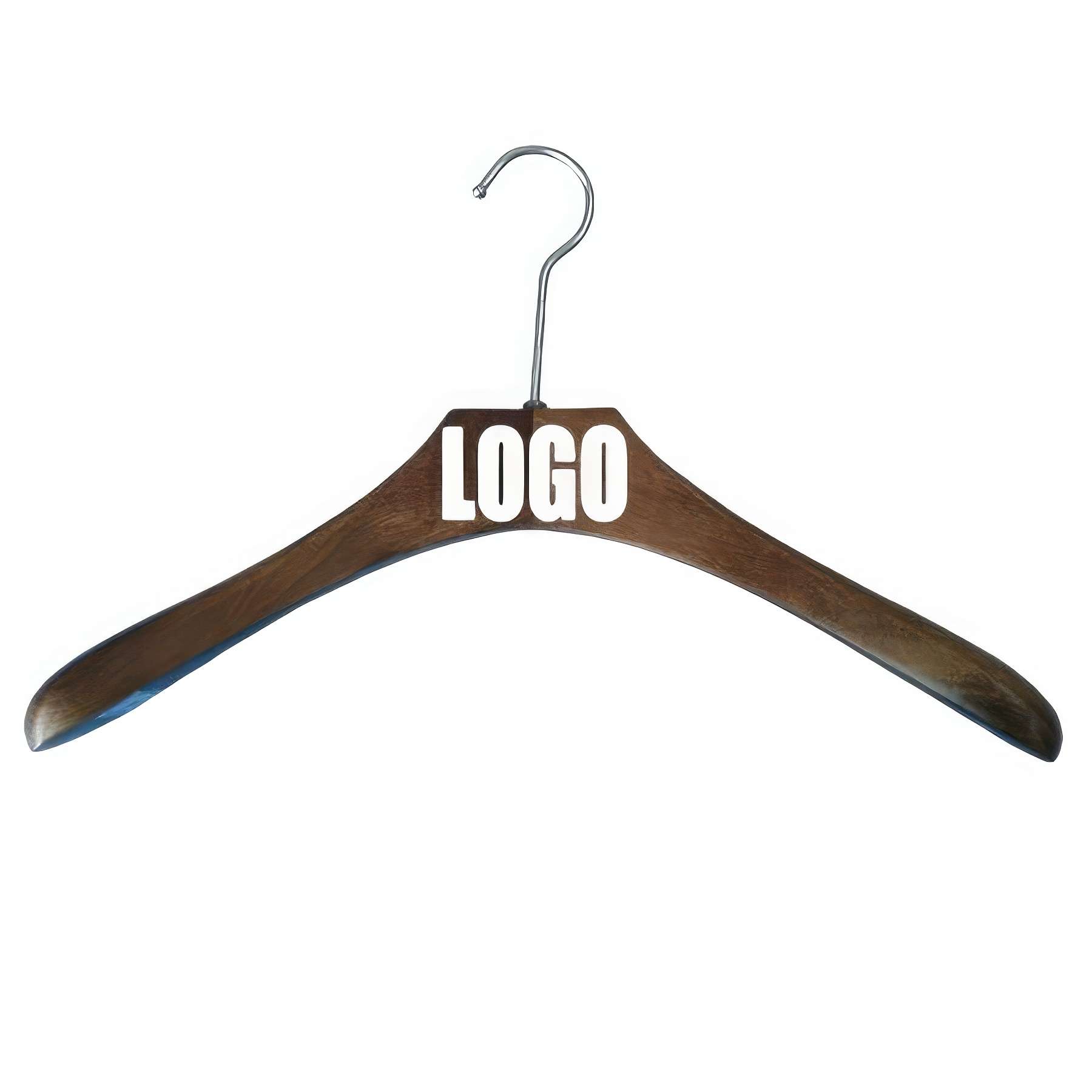 Solid Black Walnut Wood Suit Clothes Wardrobe Closet Hanger 1