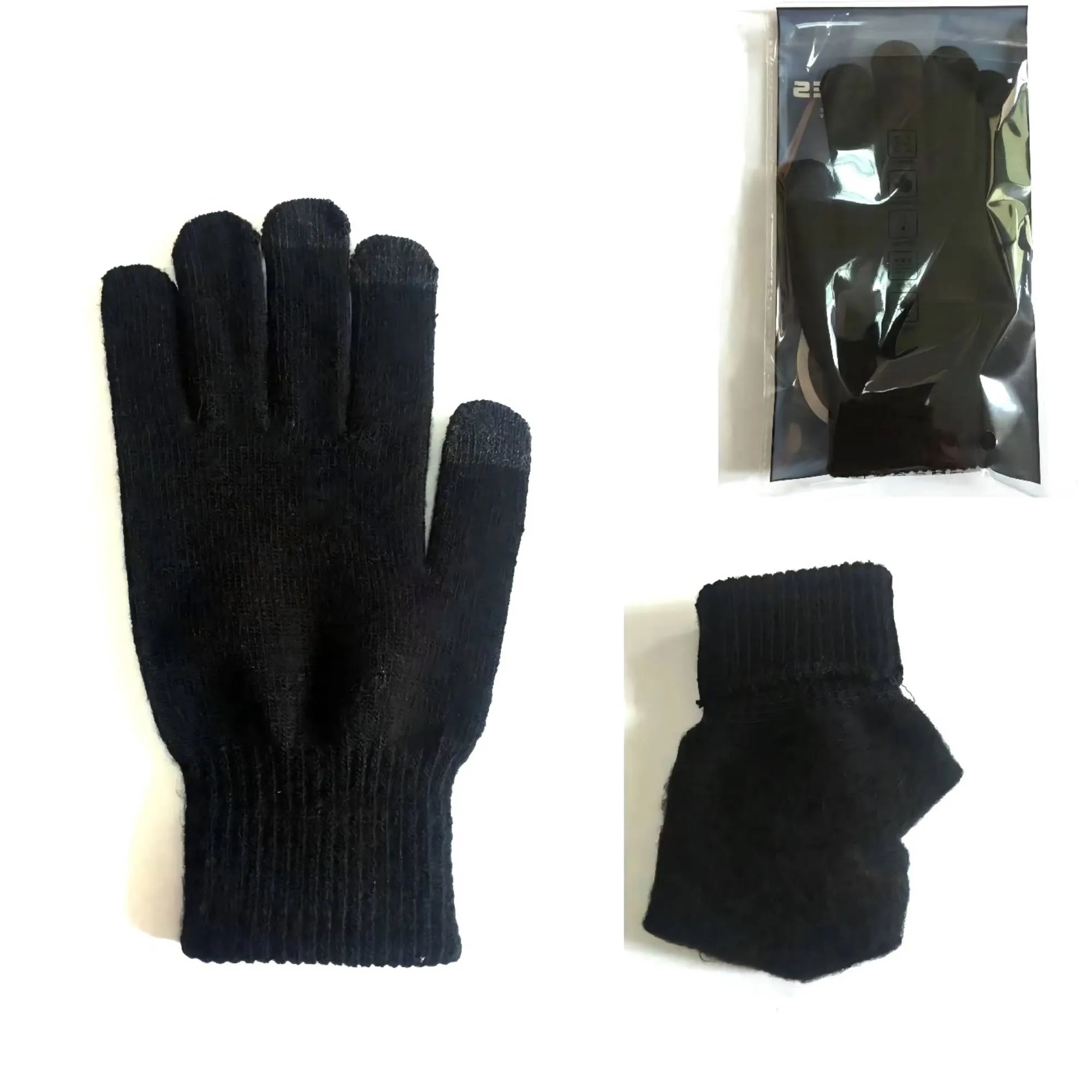 Touchscreen Warm Winter Knit Gloves MOQ 100PCS" 3