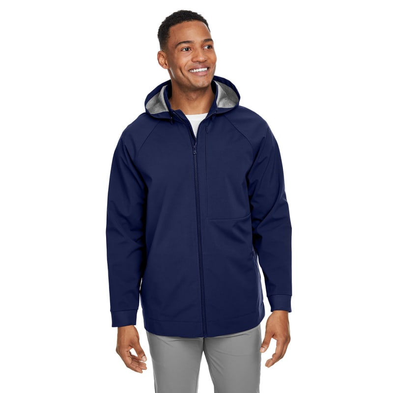 North End Men's City Hybrid Soft Shell Hooded Jacket 14
