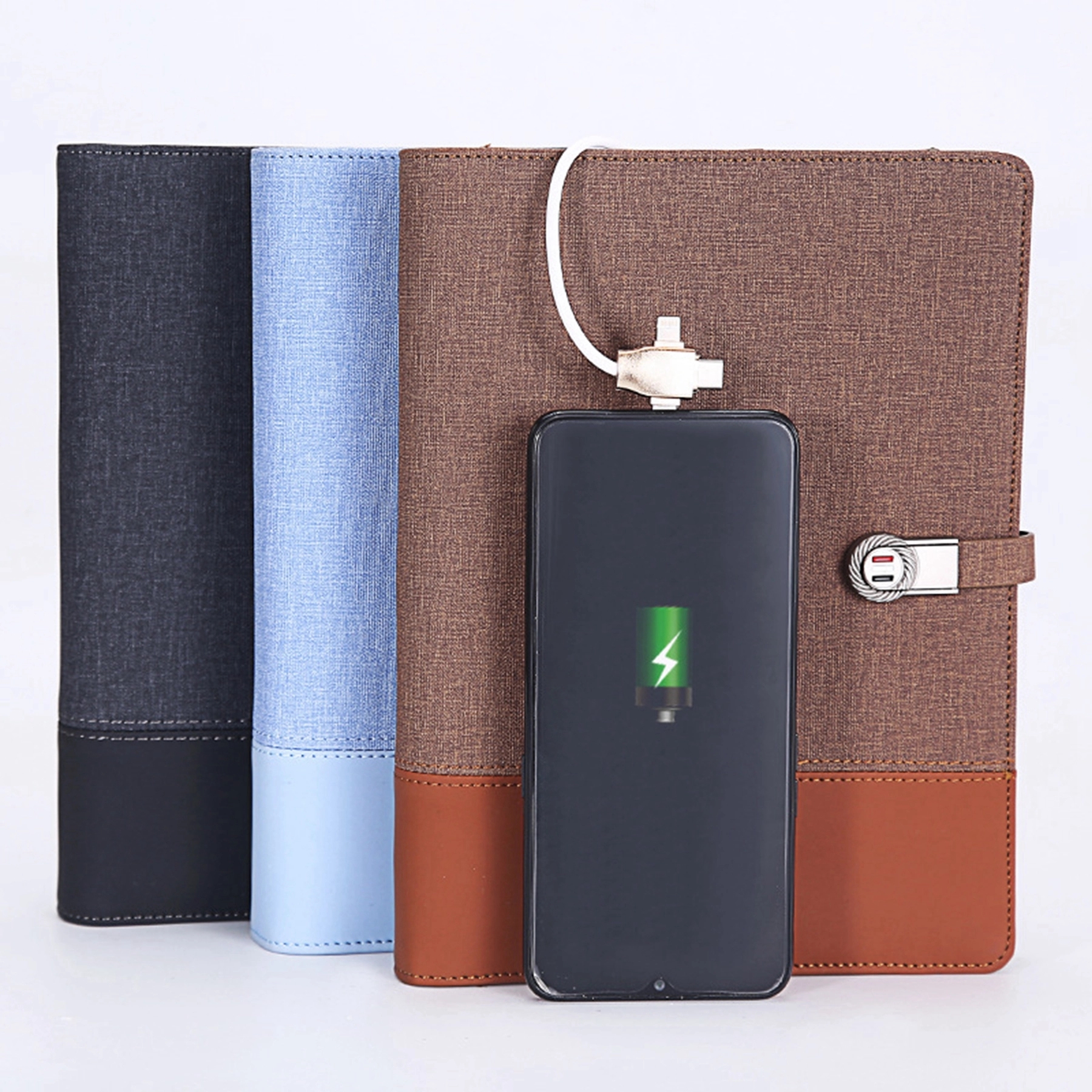 A5 Notebook with 8000 mAh Power Bank and Wireless Charger 4
