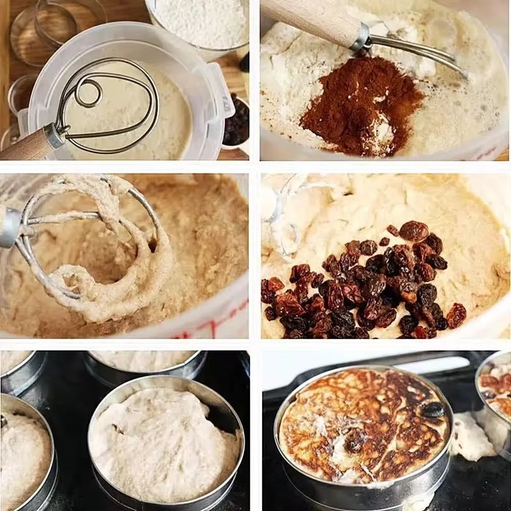 Wood Handle Dough Whisk 3