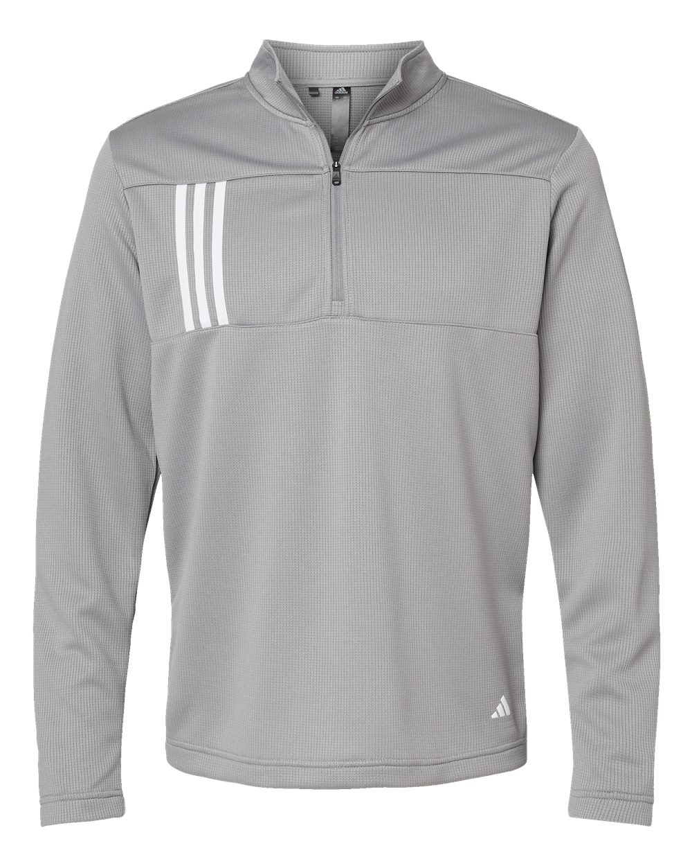 Men's 3-Stripes Double-Knit Quarter-Zip Pullover - A482 40