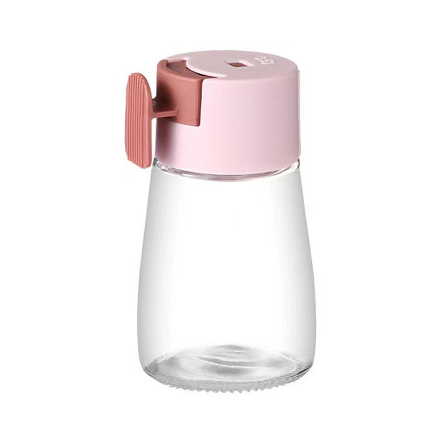 6oz Press-Type Glass Salt Shaker Precise Seasoning Dispenser 6