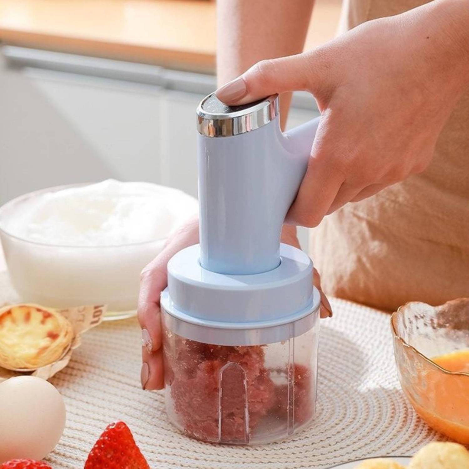 USB Rechargeable Electric Hand Mixer 4
