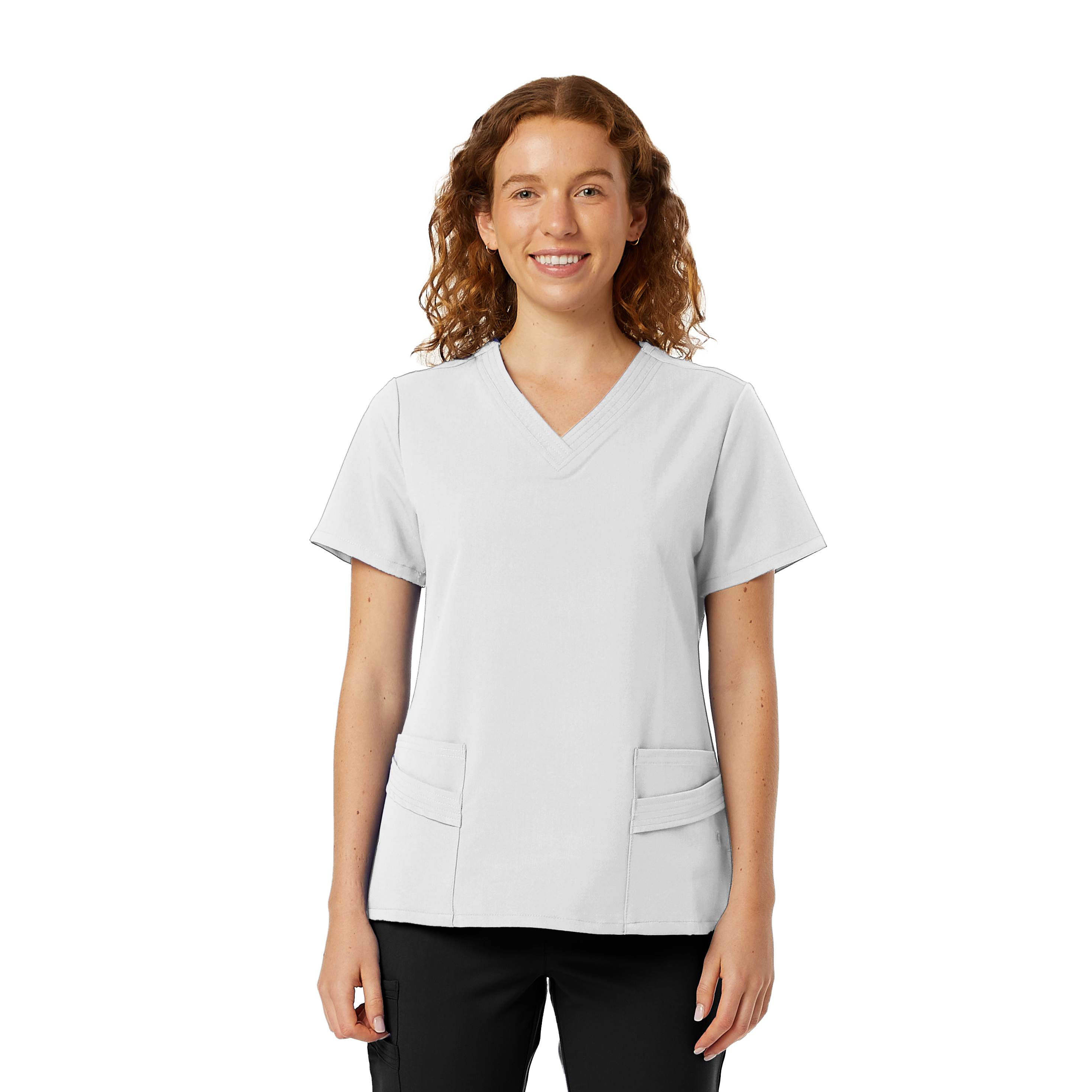 Womens WYND Multi-Pocket Scrub Top 8