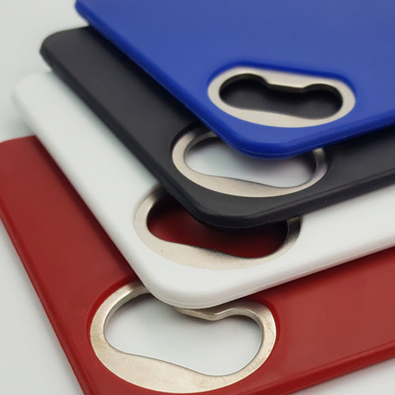 Square Bottle Opener with Coaster 14