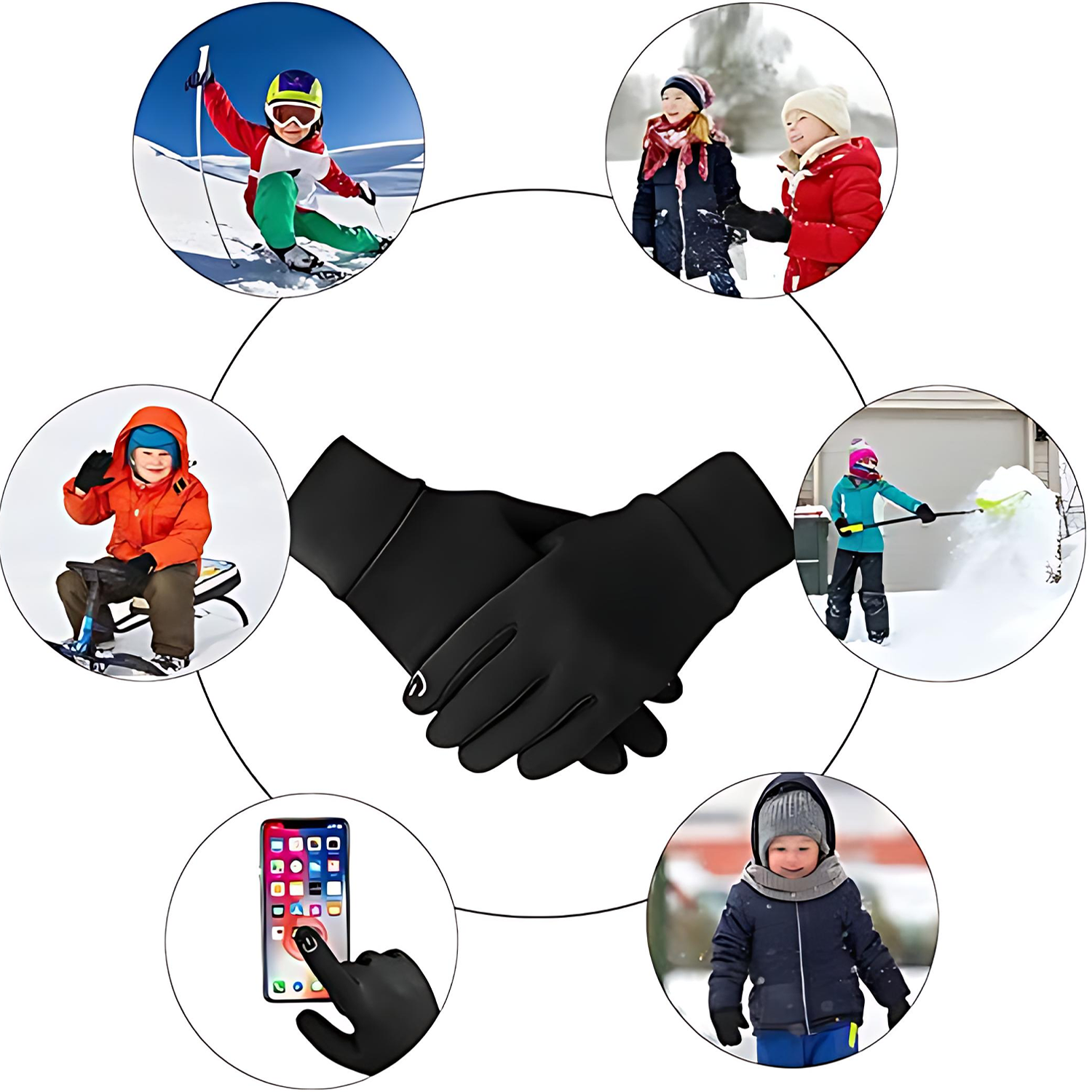 Waterproof Anti-Slip Touchscreen Cycling Gloves 2
