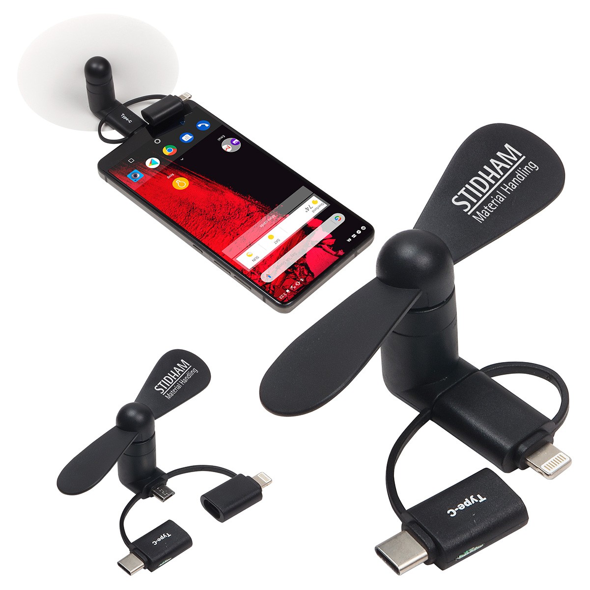 3-in-1 Mini Phone Fan 1