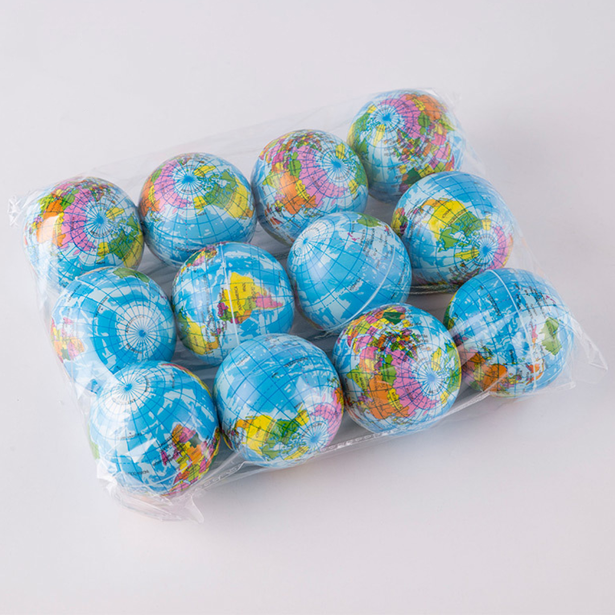 Mini World Map Foam Squeeze Ball 2