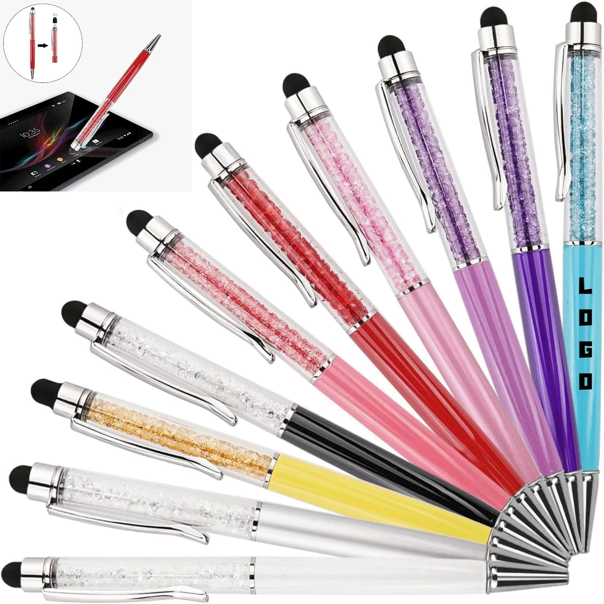 Bling Ballpoint & Crystal Diamond Pen Touch Screen Stylus 1