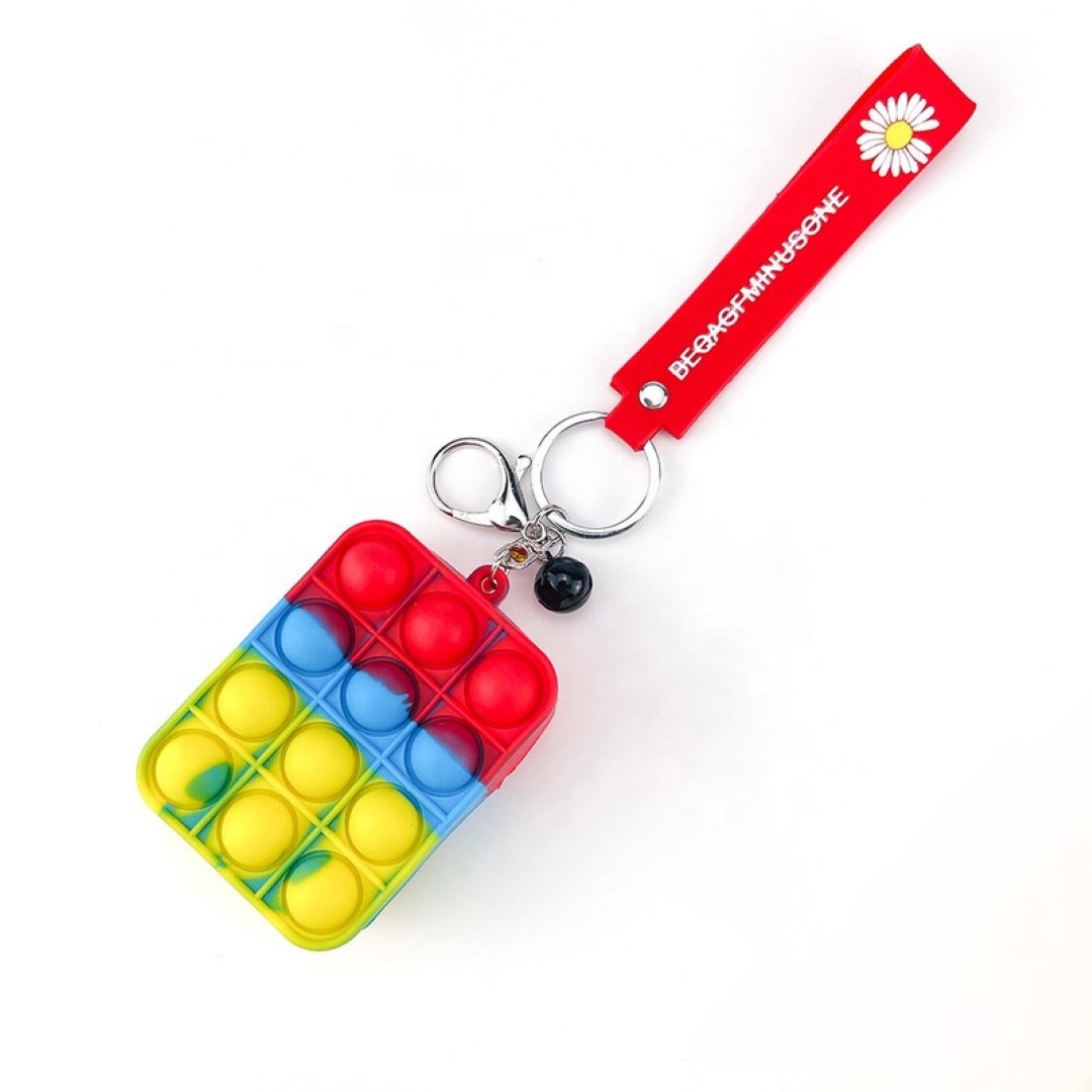 Silicone Stress Relief keychain 10