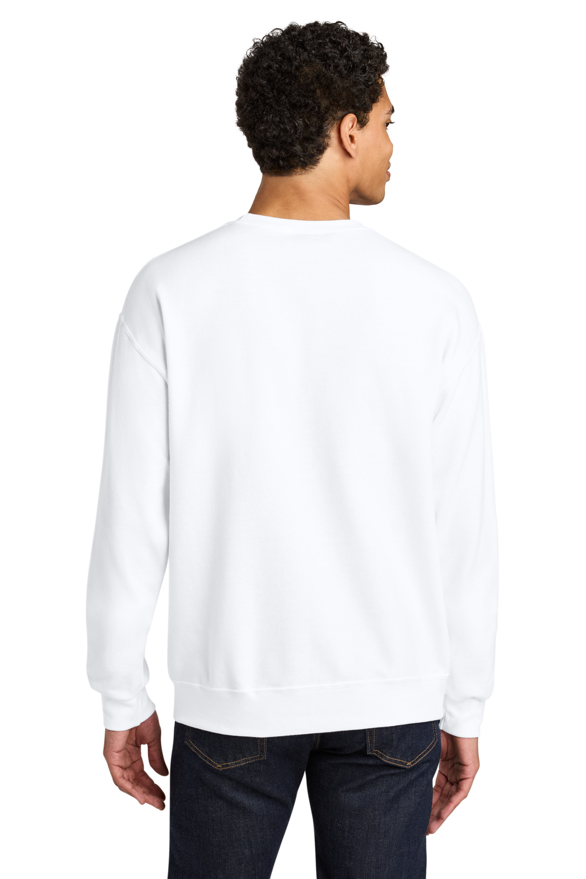 Jerzees Ultimate Unisex CVC Ring Spun Crewneck Sweatshirt IC48M 8