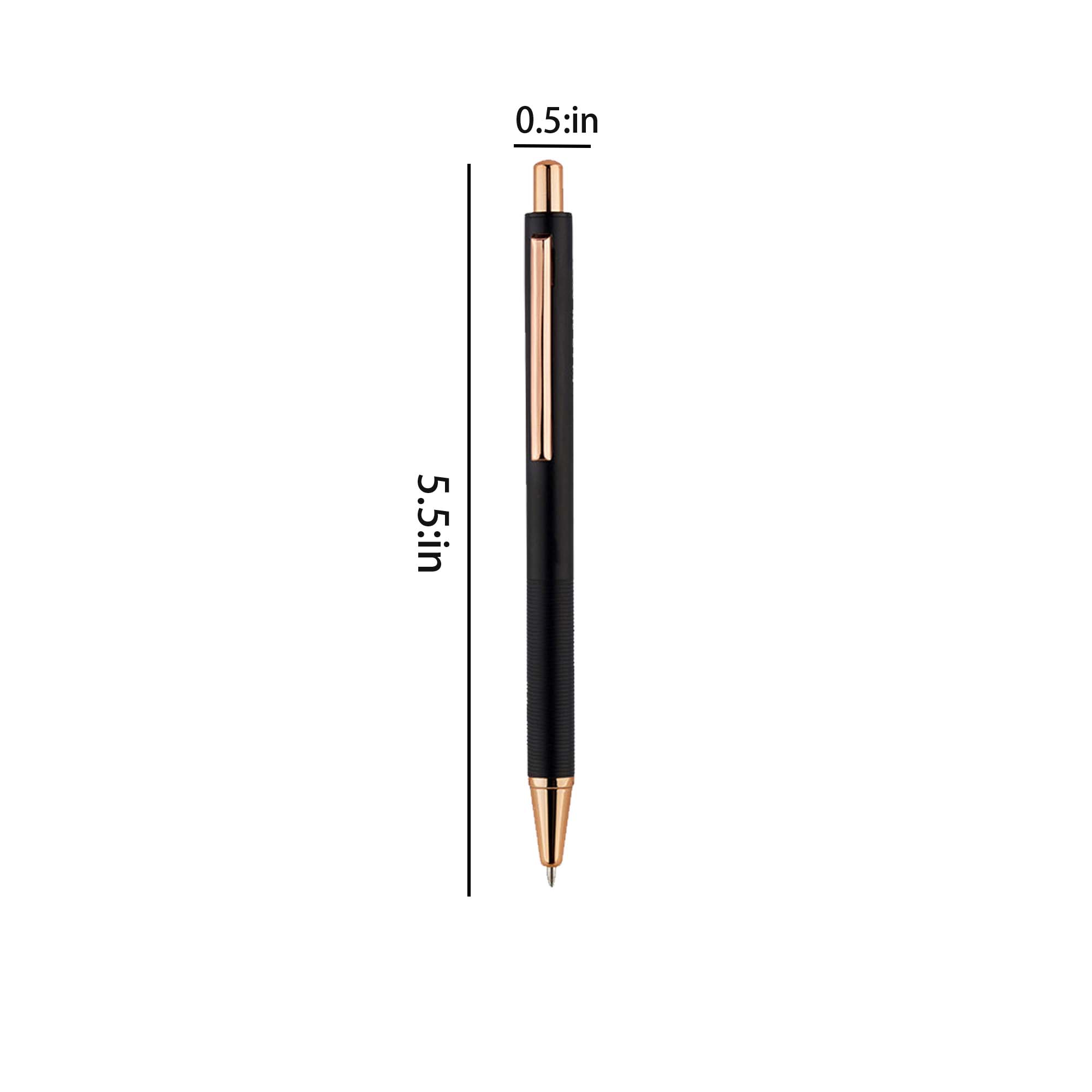 Retractable Metal Business Ballpoint Pen 2
