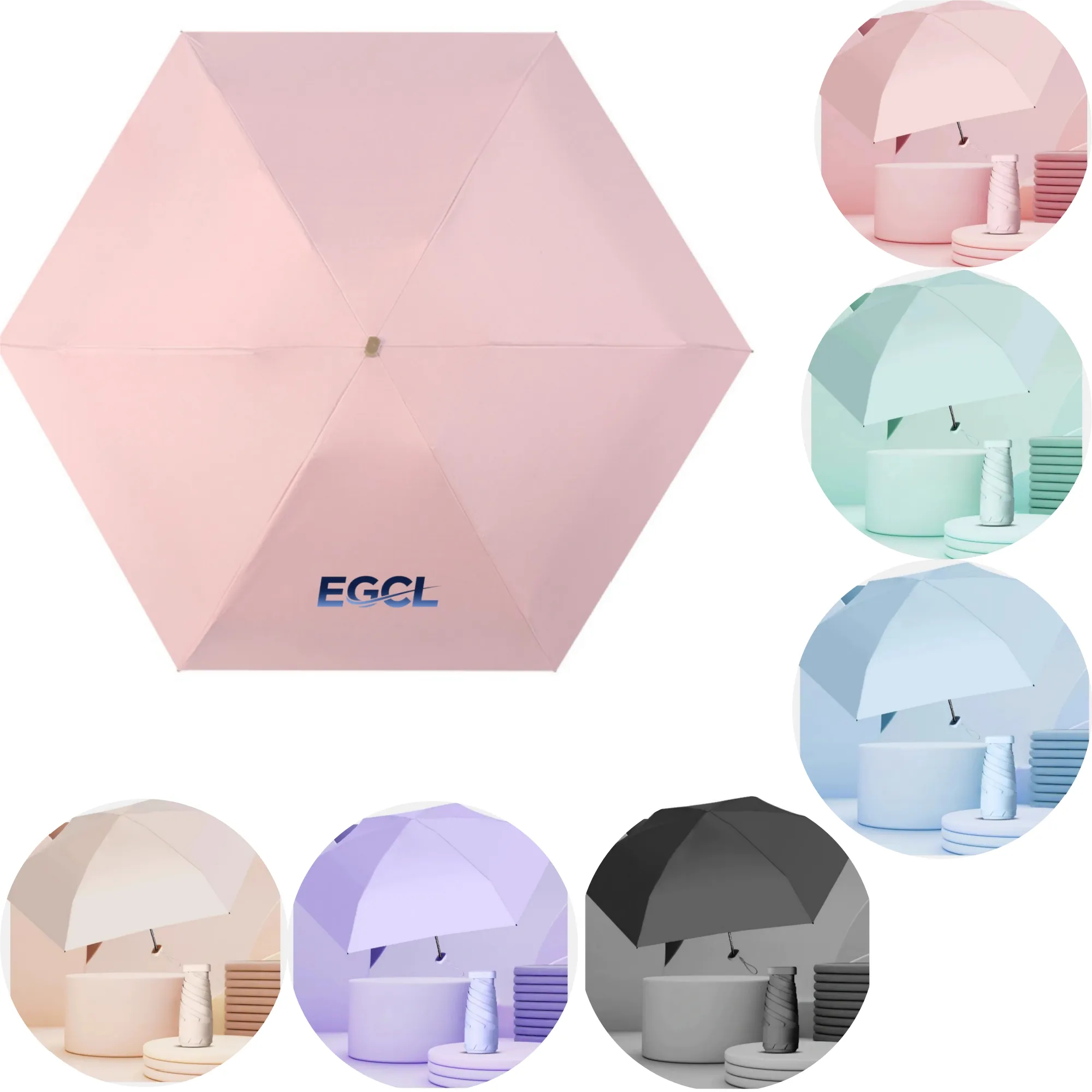 Mini Pocket Umbrella With Case