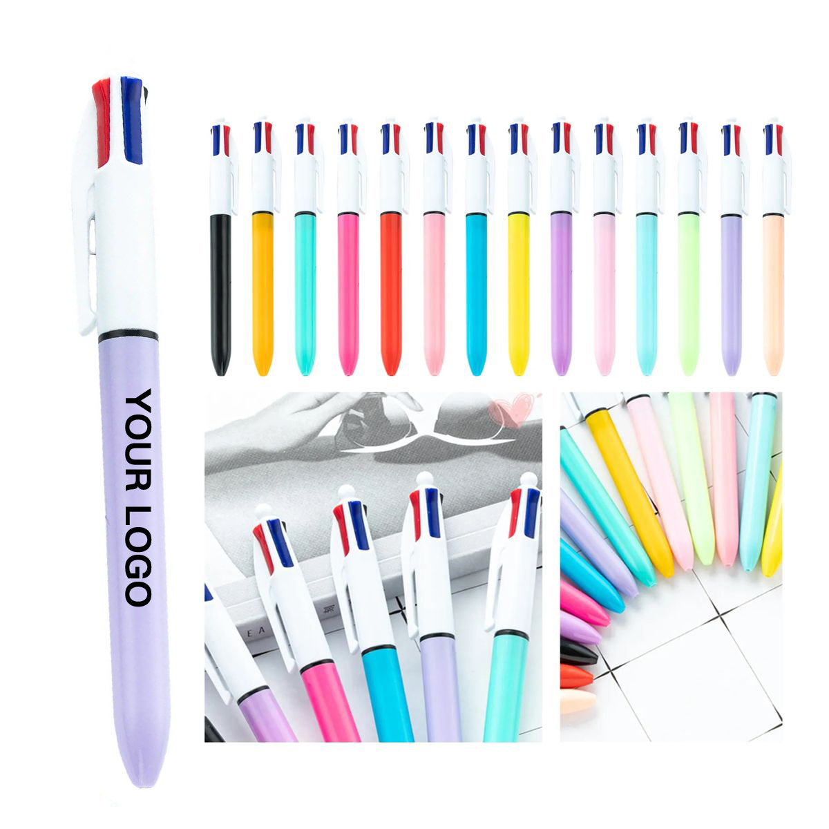 Multi Color Pen with 0.5mm Mechanical Pencil 6