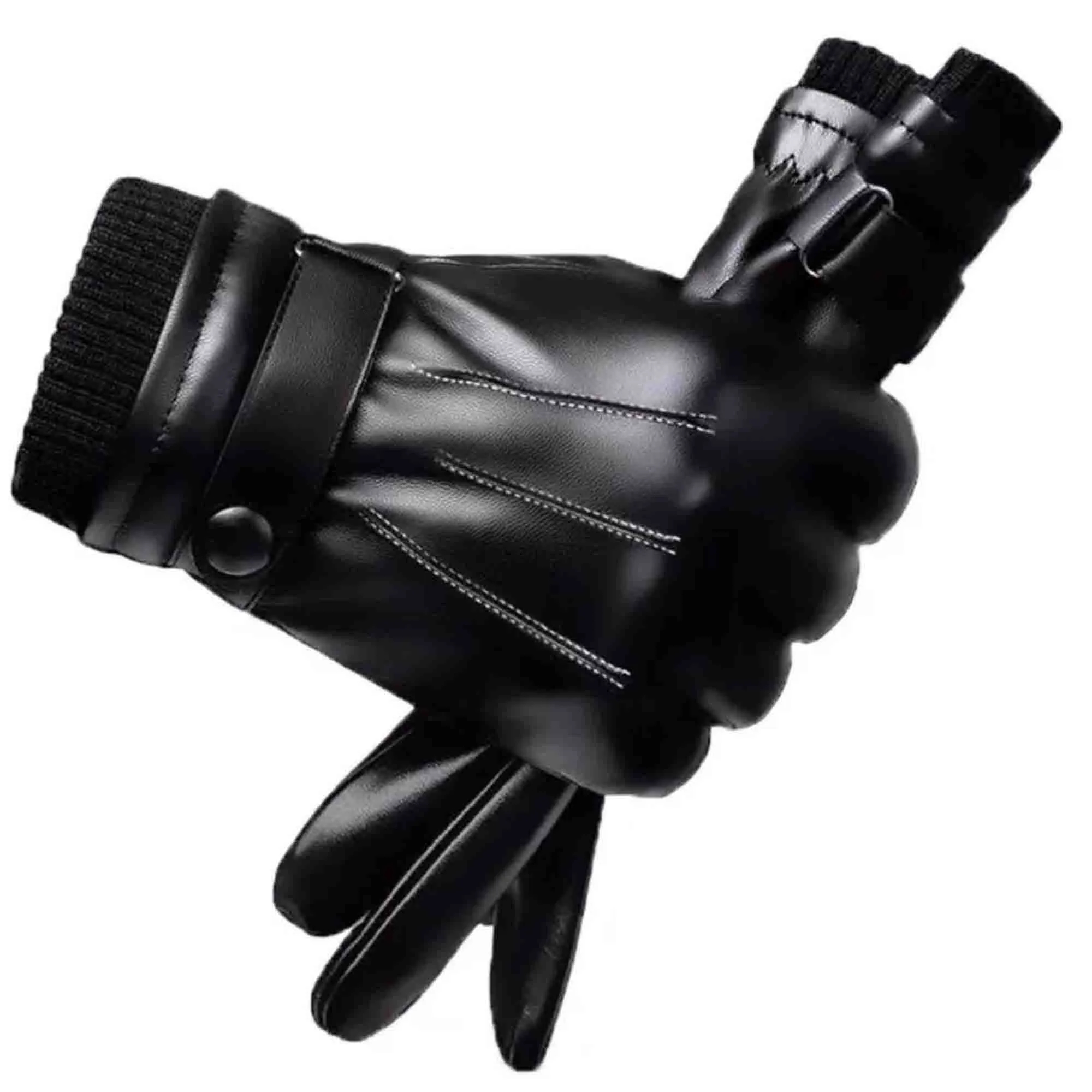 Leather Touch Screen Gloves 2