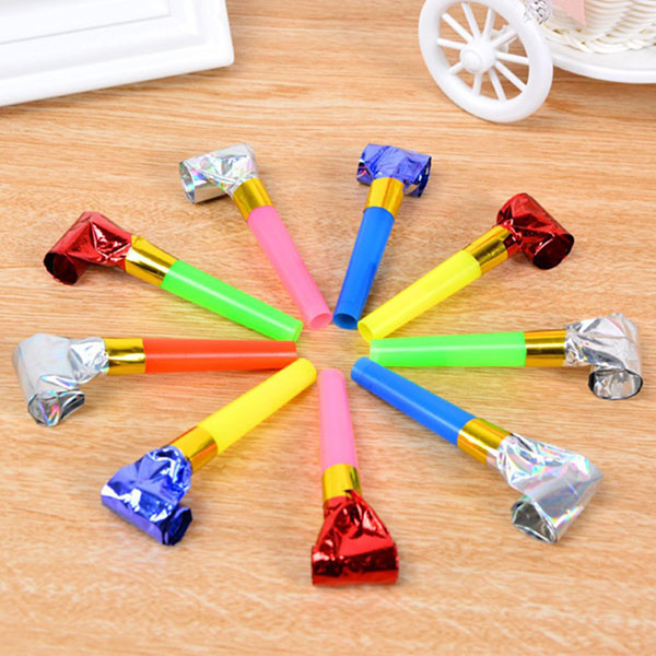 Plastic children party whistle kid toy 7