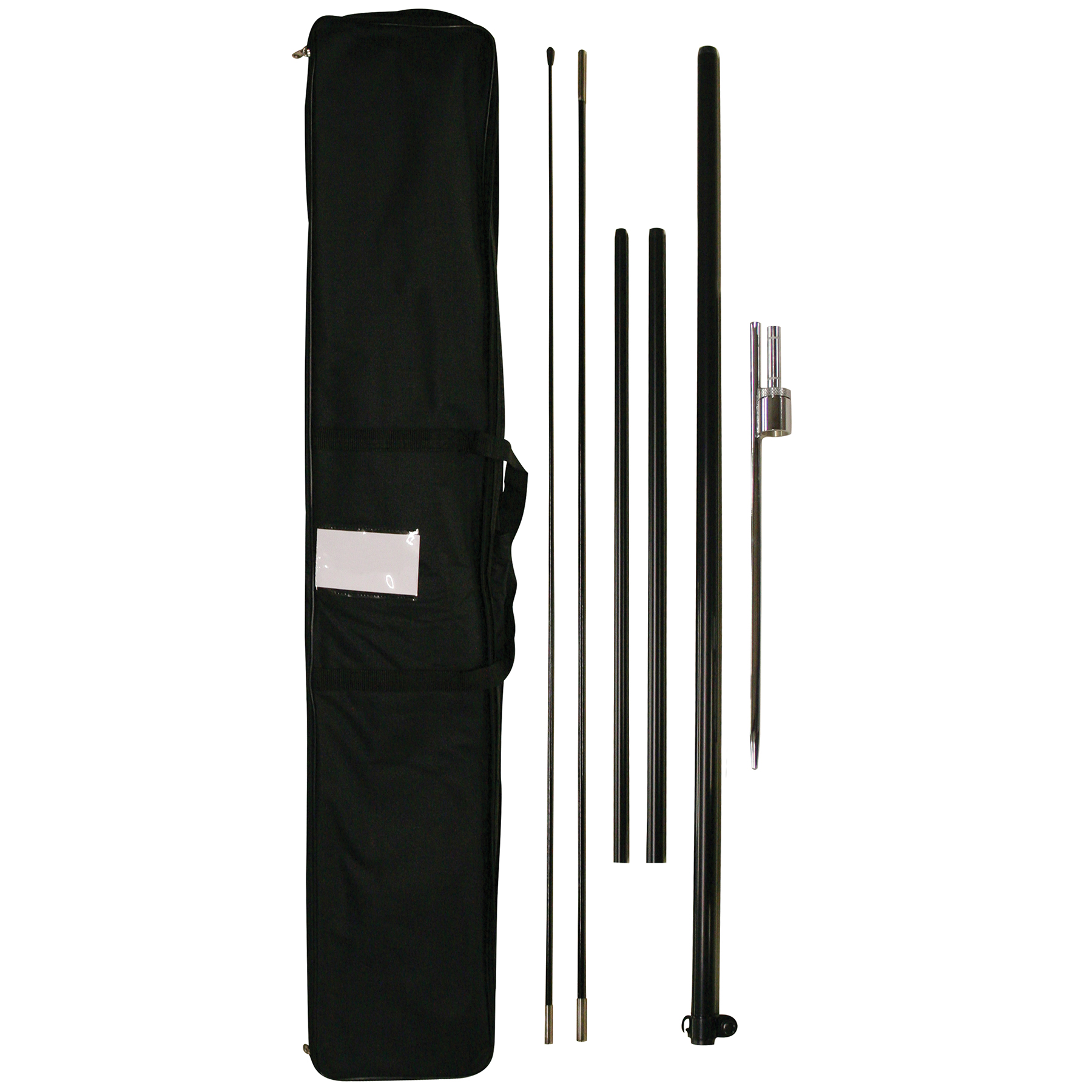 10' Single Reverse Portable Teardrop Banner w/ Hardware Set 2