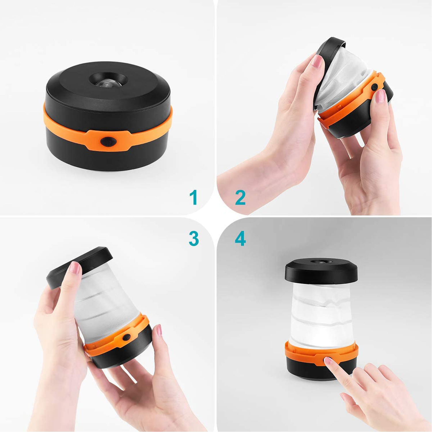 Retractable Solar Camping Light 3