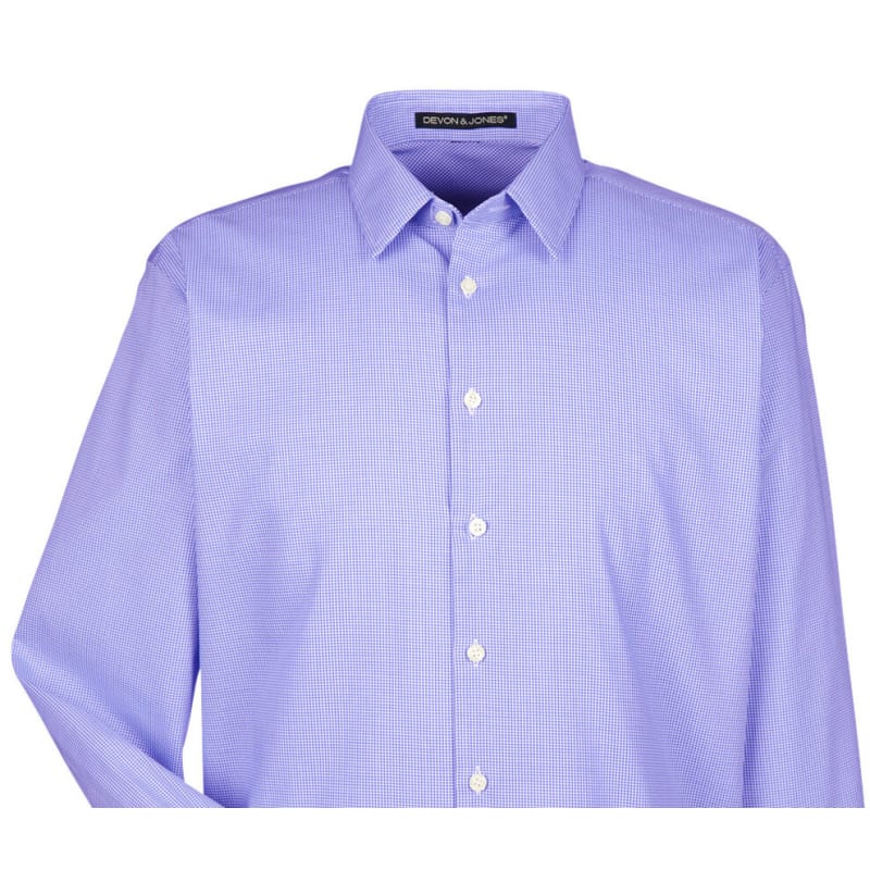 Devon & Jones Men's Crown Woven Collection™ Royal Dobby Shirt 12