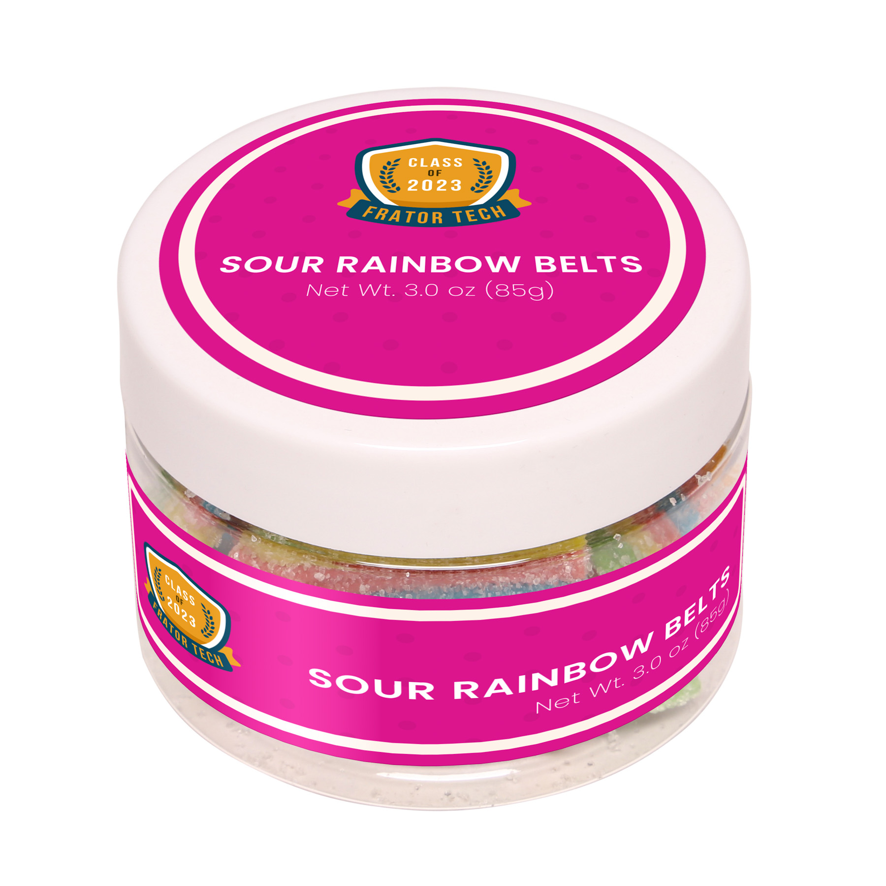 Sour Rainbow Belts: Small Jar 2