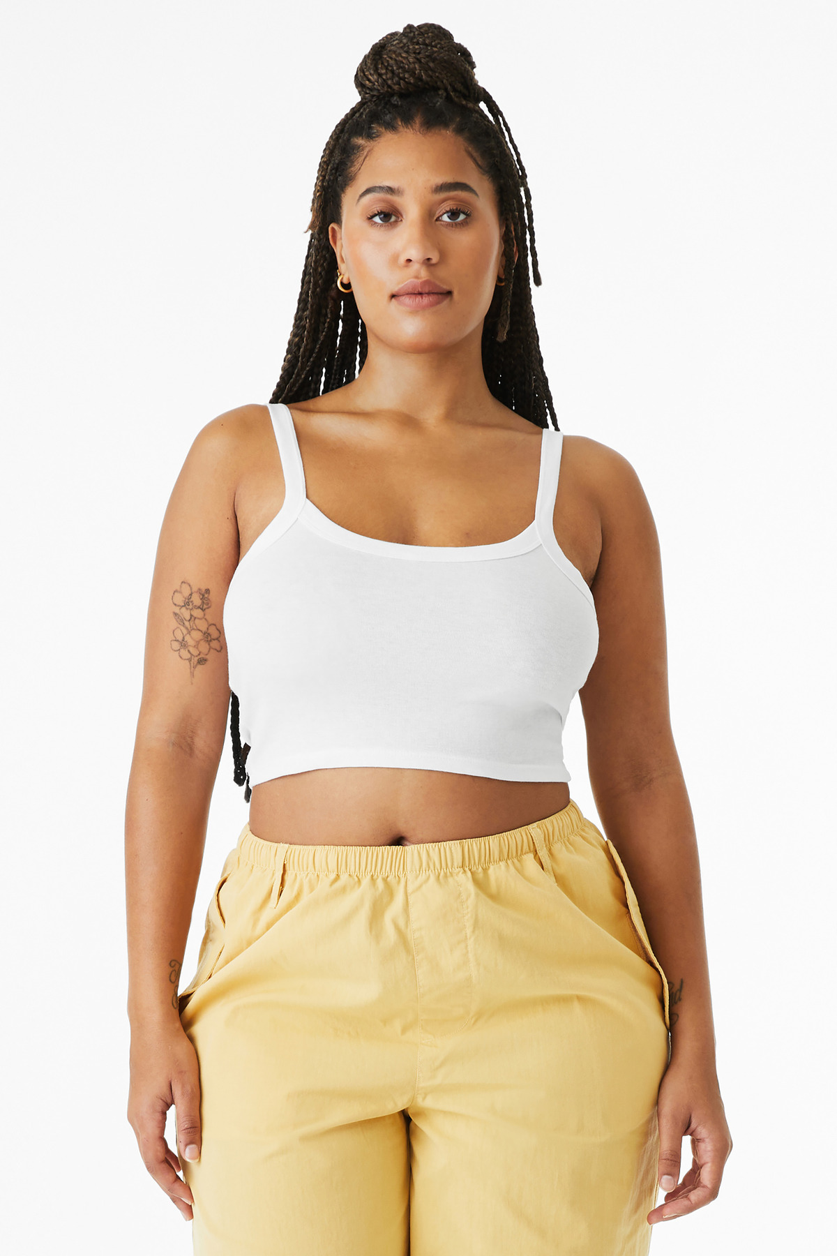 BELLA+CANVAS Women's Micro Rib Spaghetti Strap Tank BC1012 7