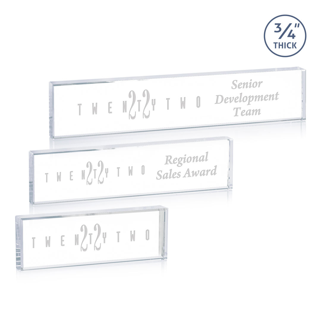 Lancaster Nameplate - Deep Etch 14