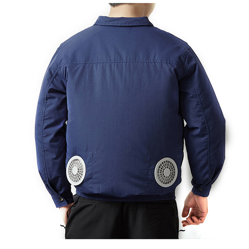 Wearable Cooling Fan Jacket For Working Man Outside 8