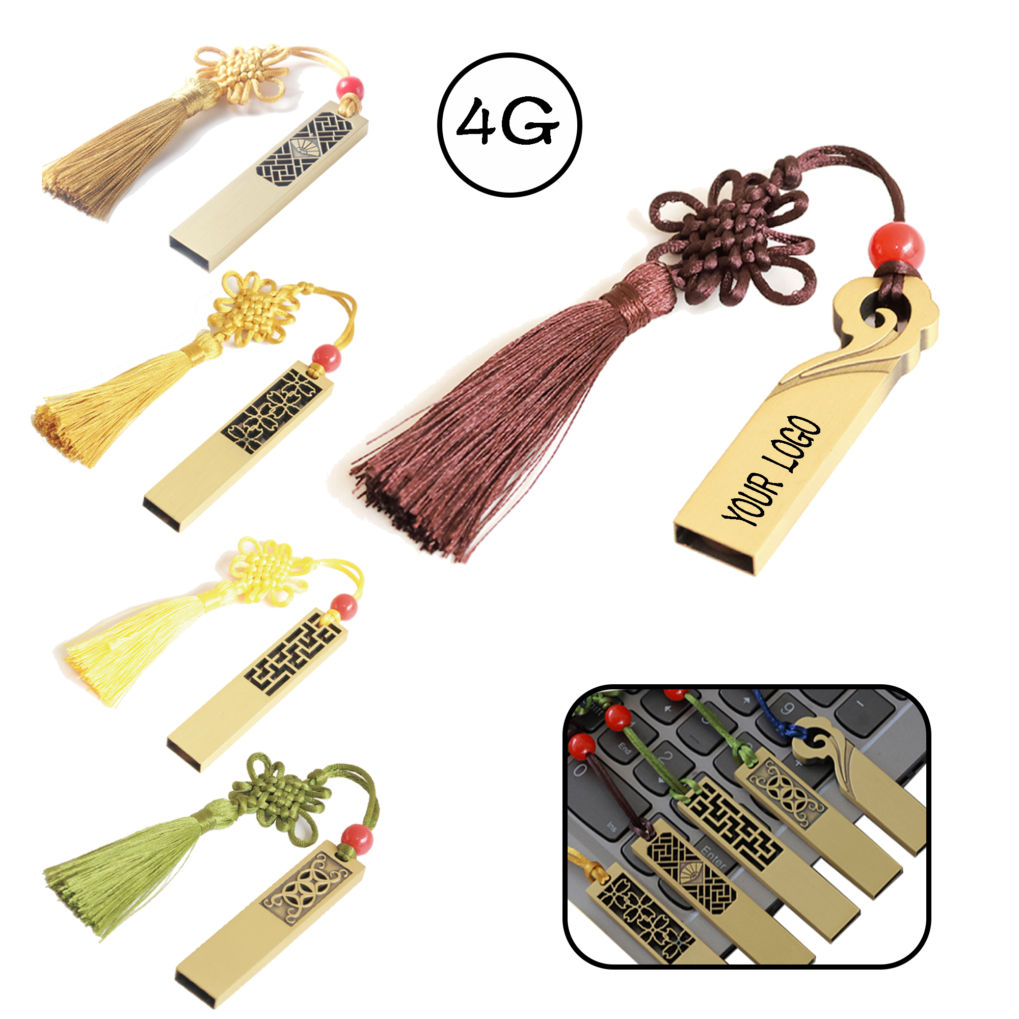 MOQ 20 PCS Chinoiserie Thumb Drive 2