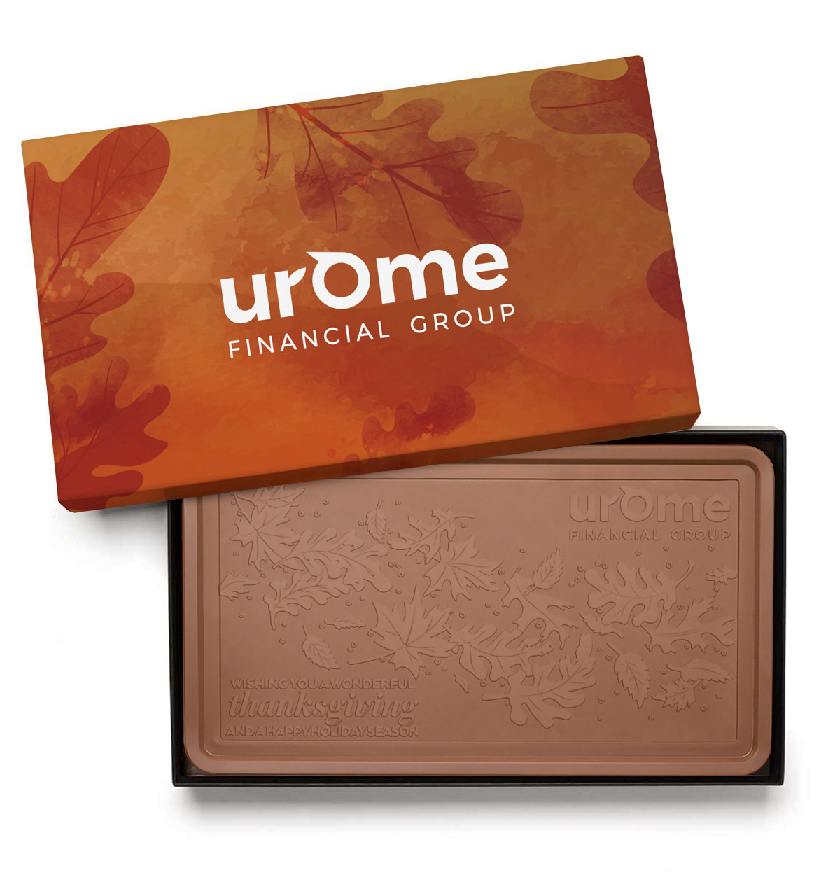 Giant 2lb. Engraved Chocolate Bar with Luxury Custom Packaging 8
