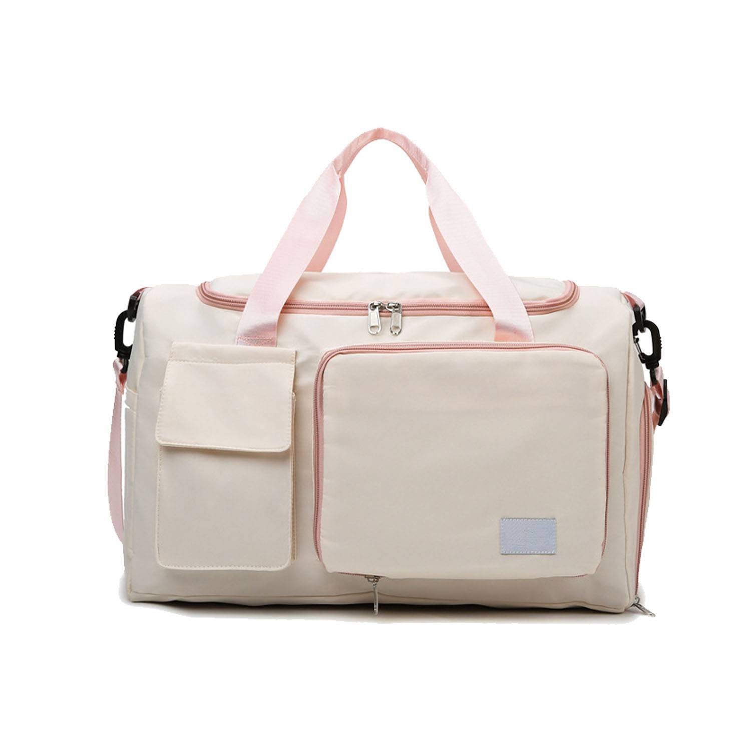 Lightweight Large Capacity Oxford Travel Bag w/ Shoe Pocket 2