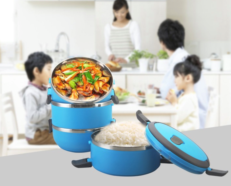 Stainless Steel Three Layer Insulation Boxes 2