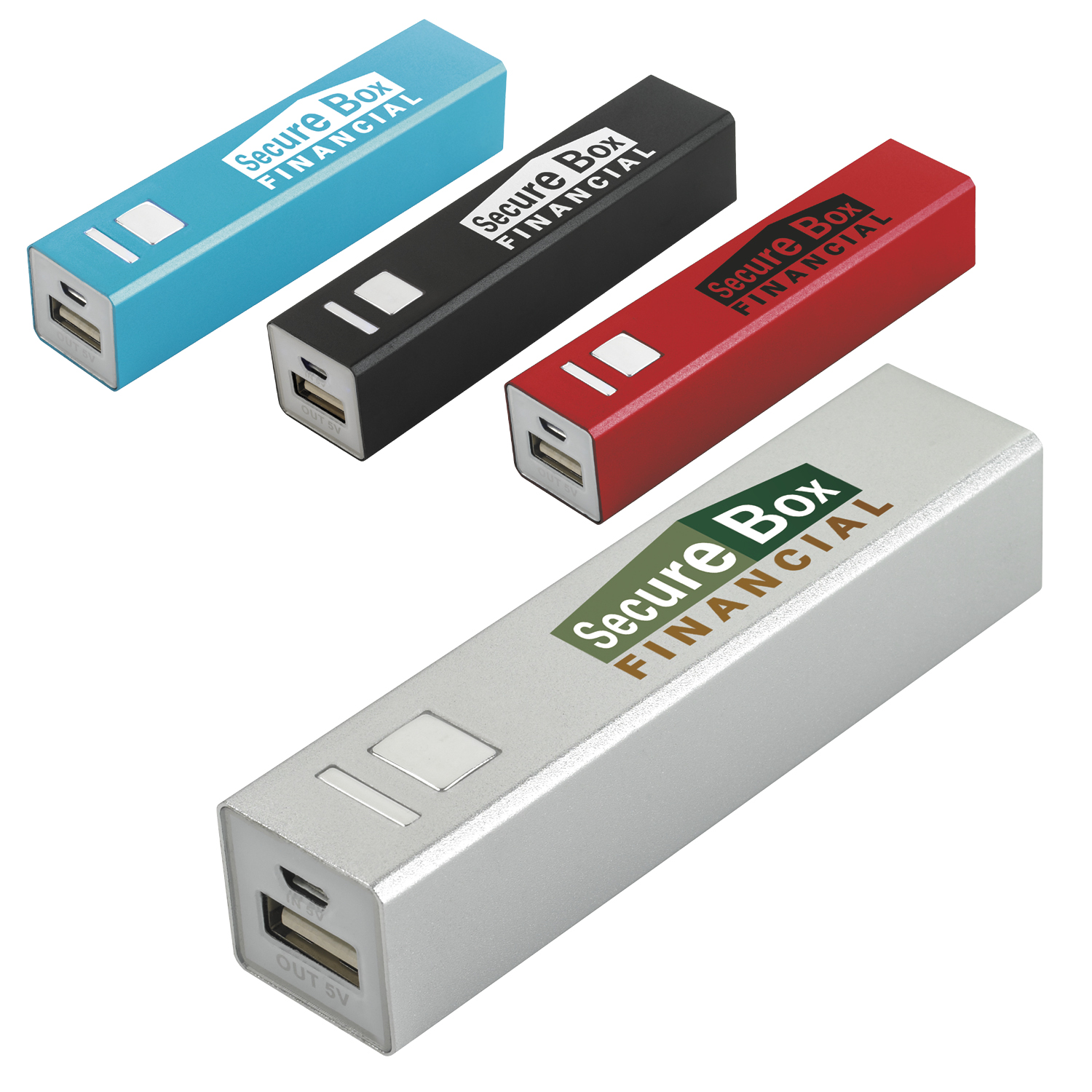 Universal Source® Metal Power Bank 2600mAh 19