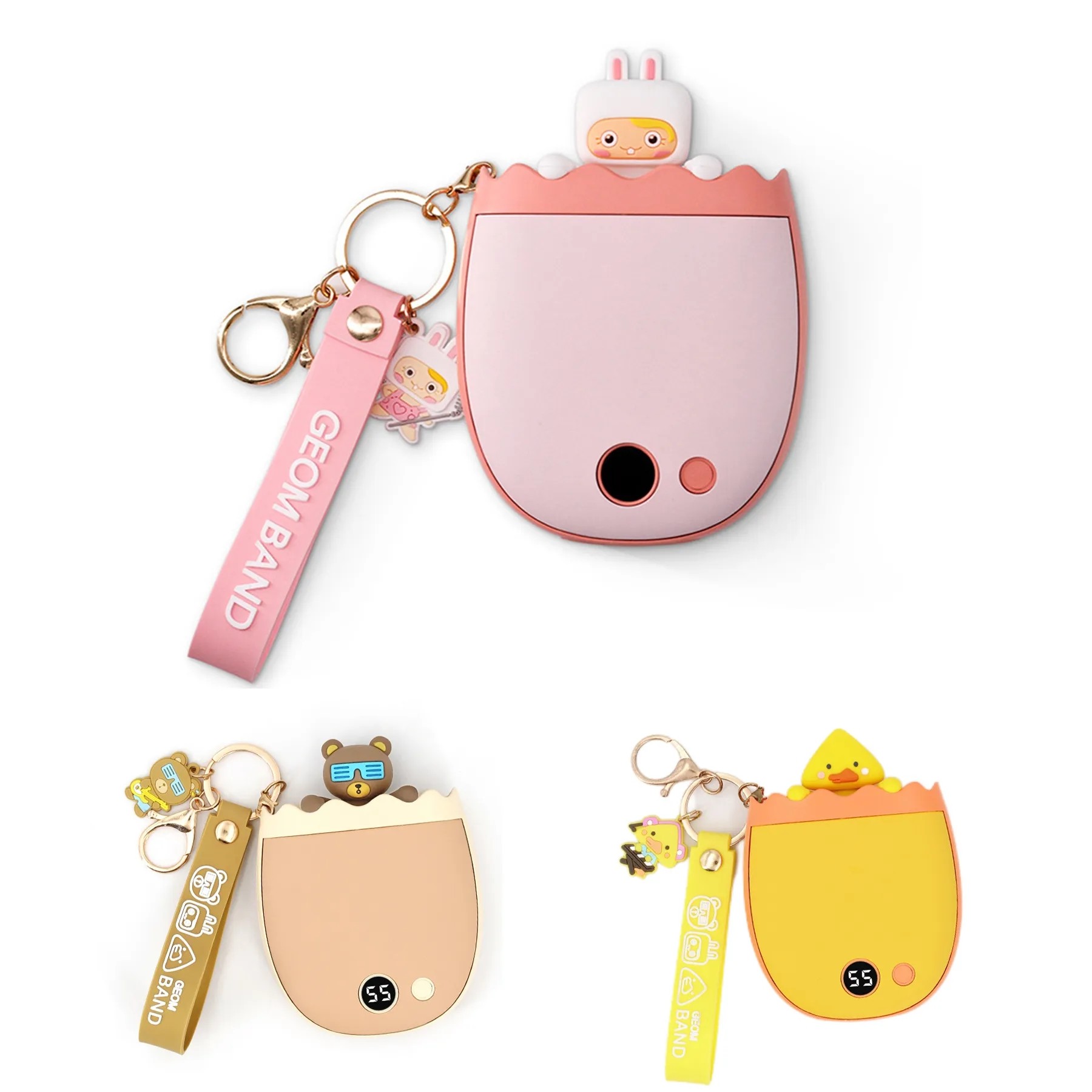 Hand Warmer Power Bank W/Keyring 5