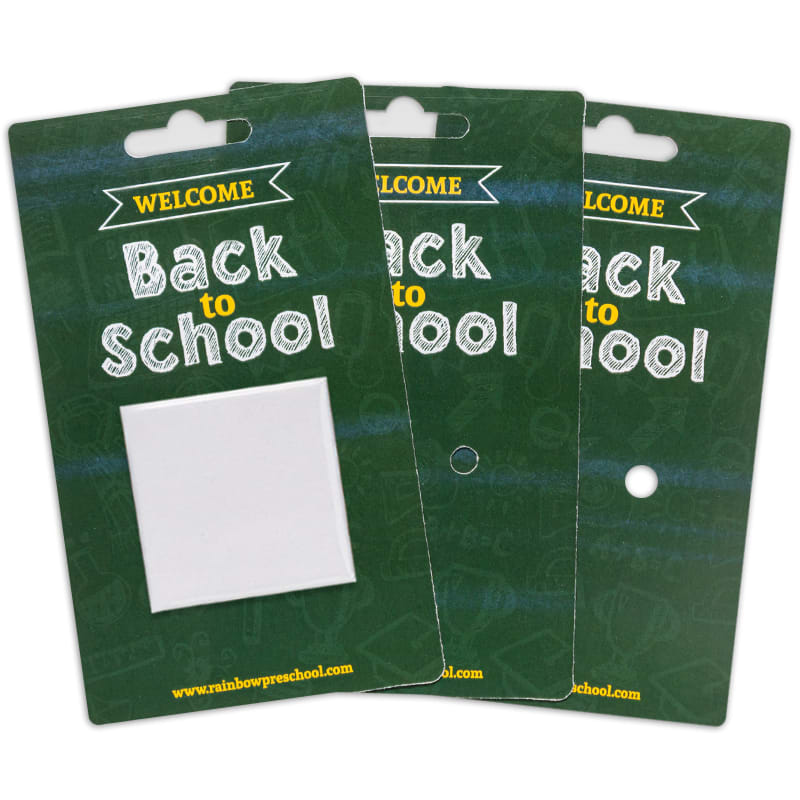 2" Square X 1 Button Packs 8