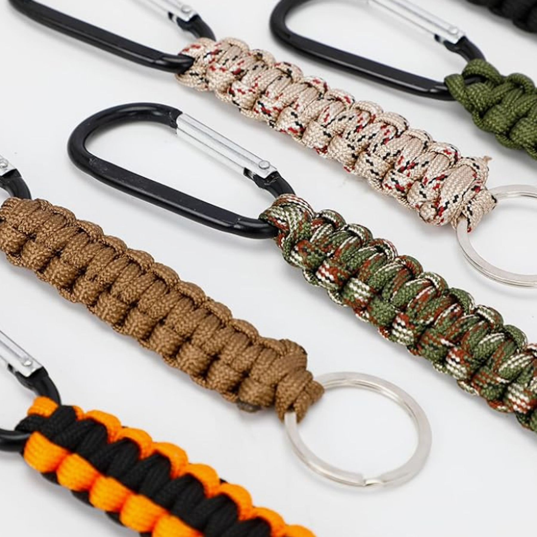 Paracord Keychain With Carabiner 1
