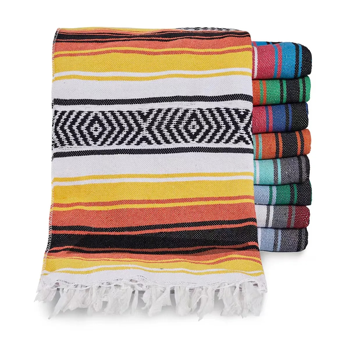 Authentic Handwoven Mexican Blanket 6