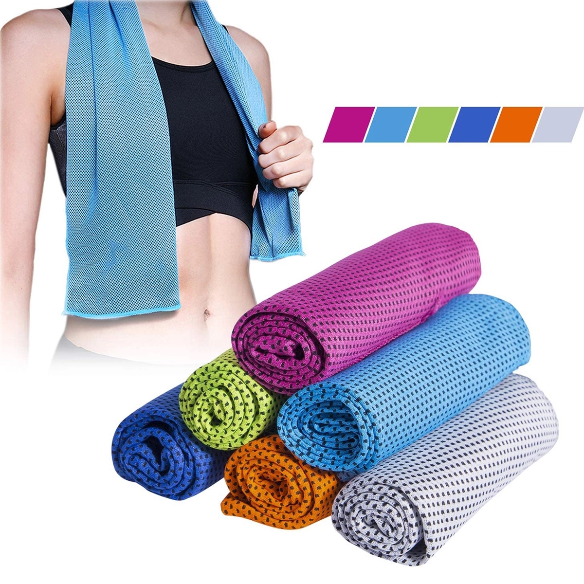 Custom Mesh Cooling Towel 4